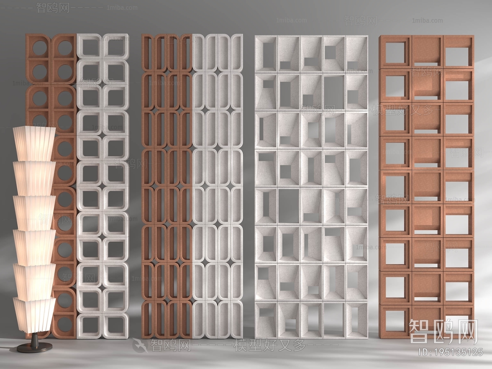 Modern Cement Brick Screen Partition