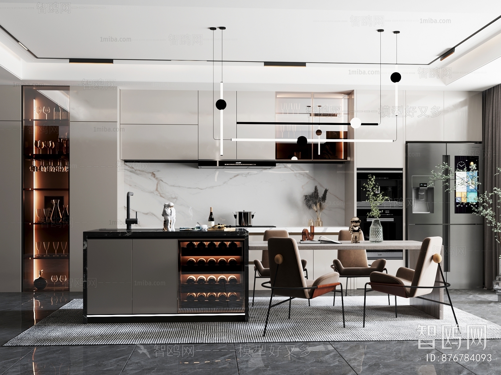 Modern Open Kitchen