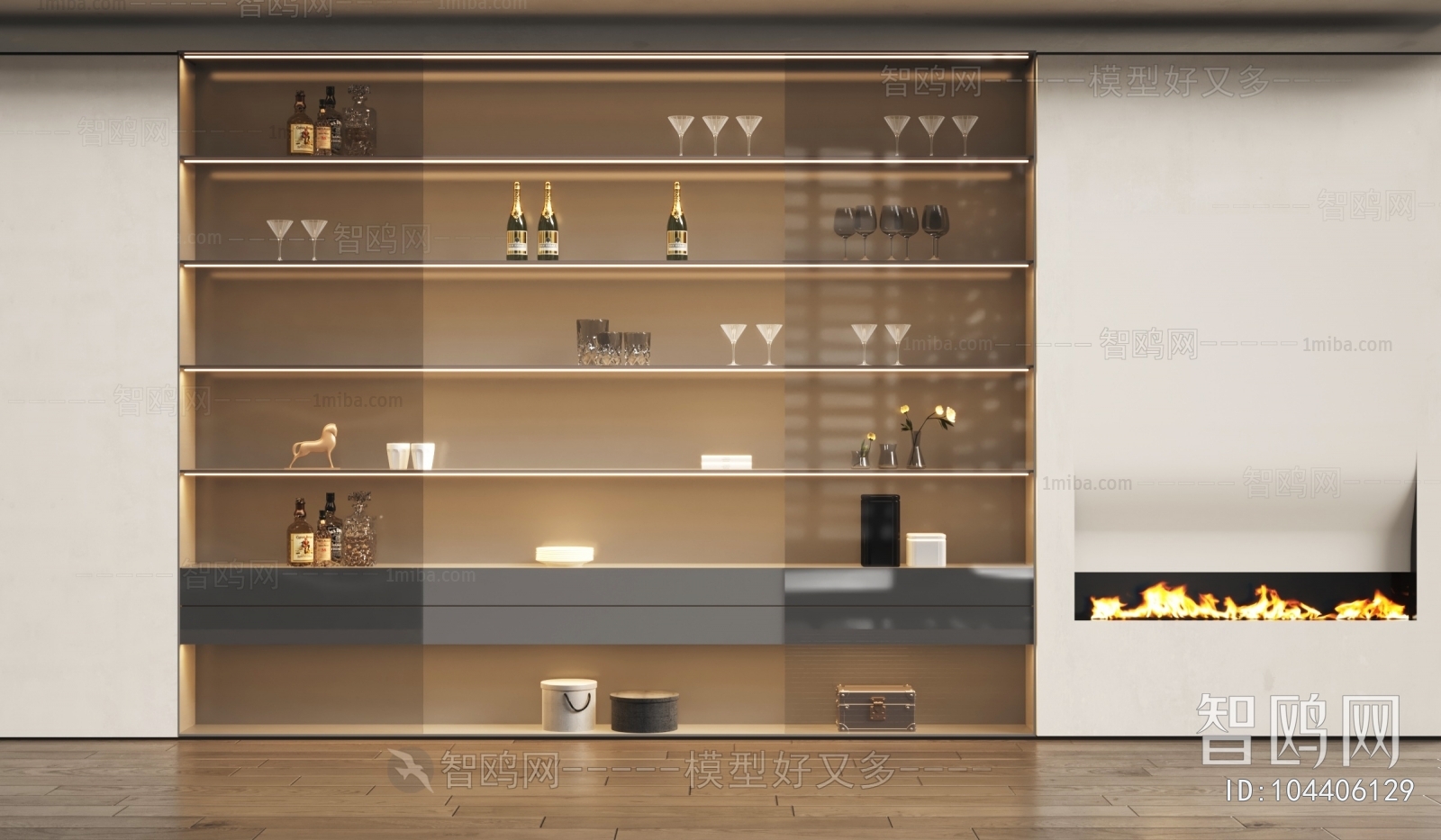 Modern Wine Cabinet