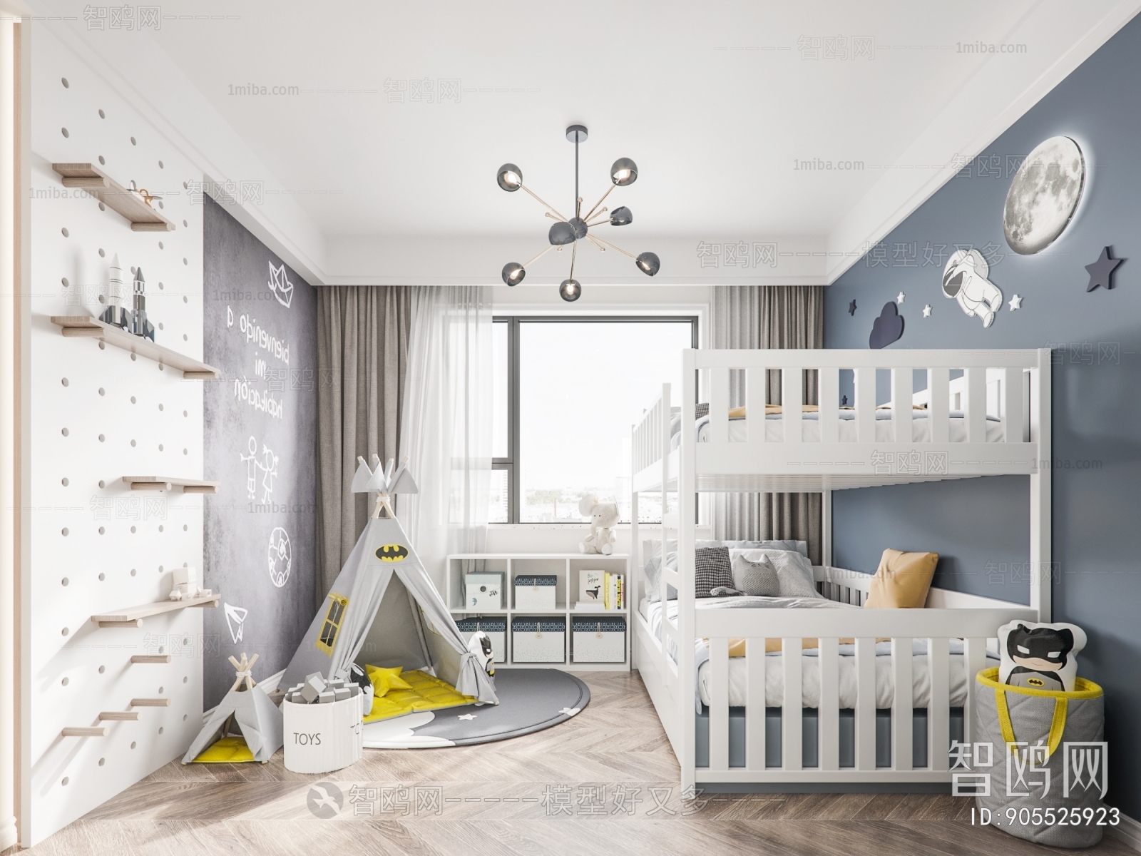 Modern Boy's Room And Son's Room