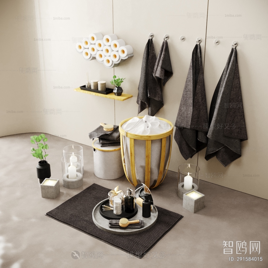 Nordic Style Bathroom Set