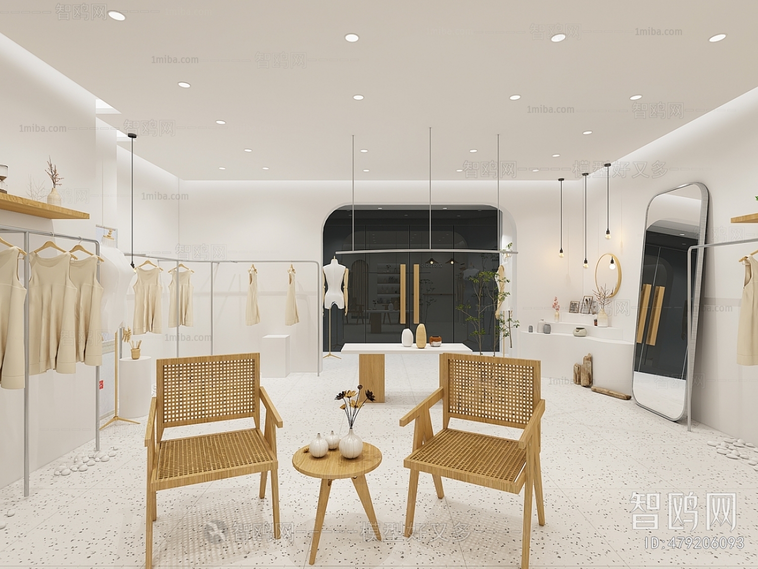 Modern Wabi-sabi Style Clothing Store