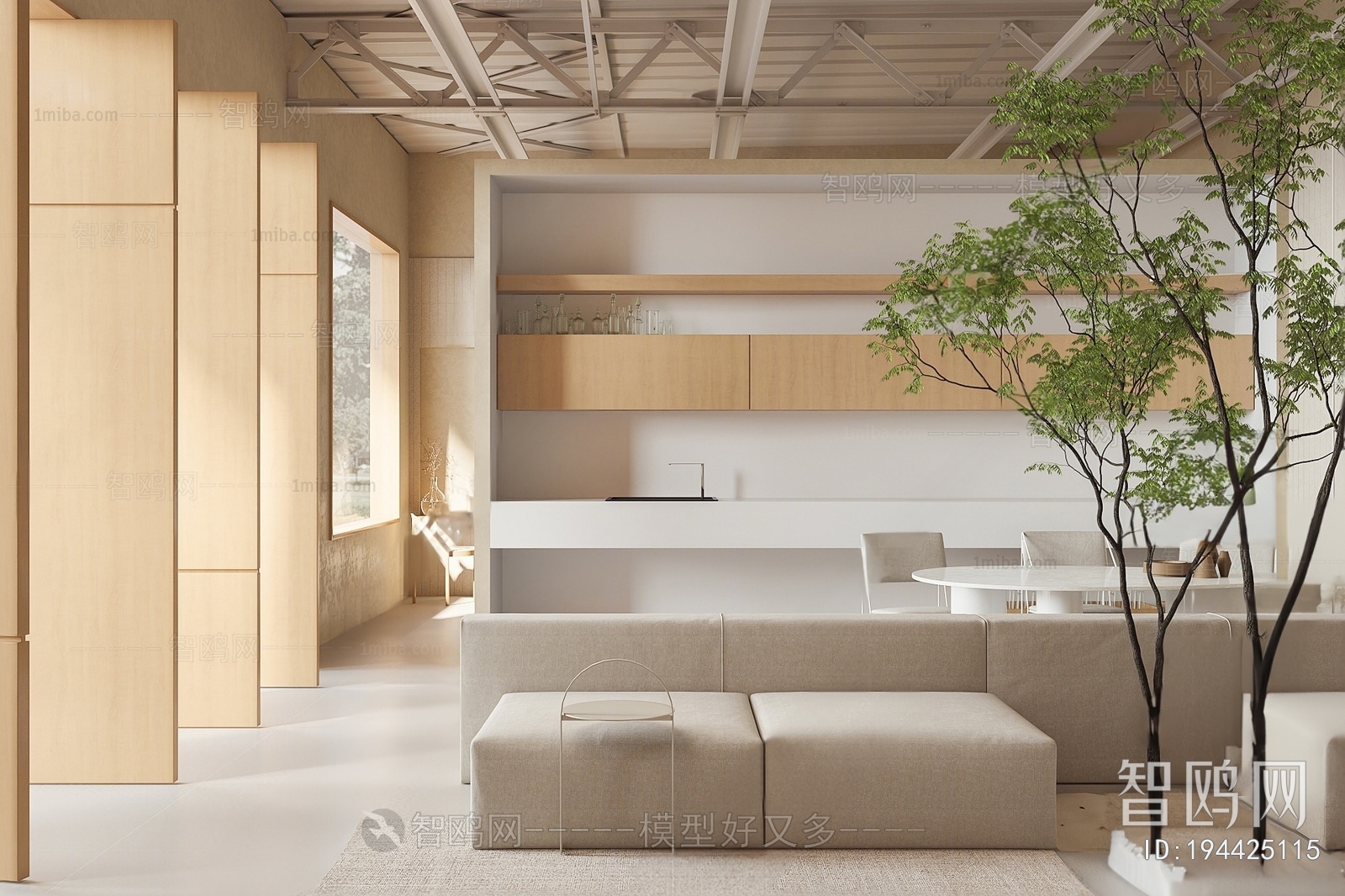 Modern Wabi-sabi Style Residential Hostel