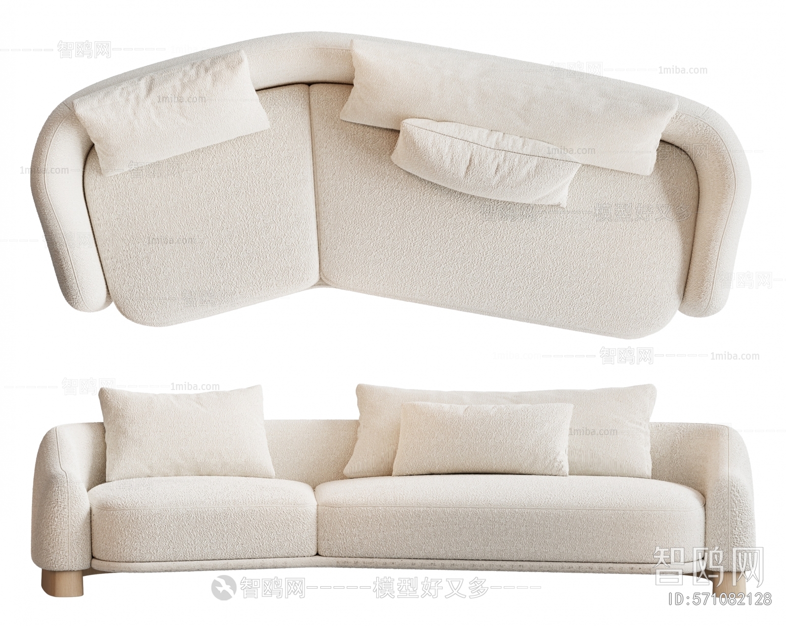 Modern Three-seat Sofa