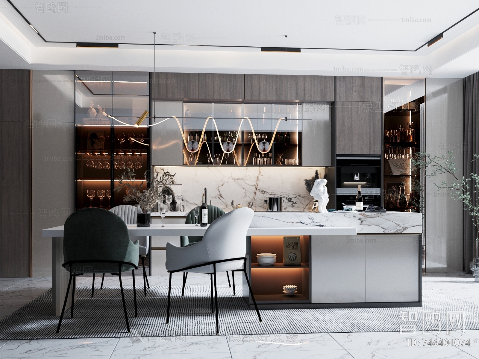 Modern Open Kitchen