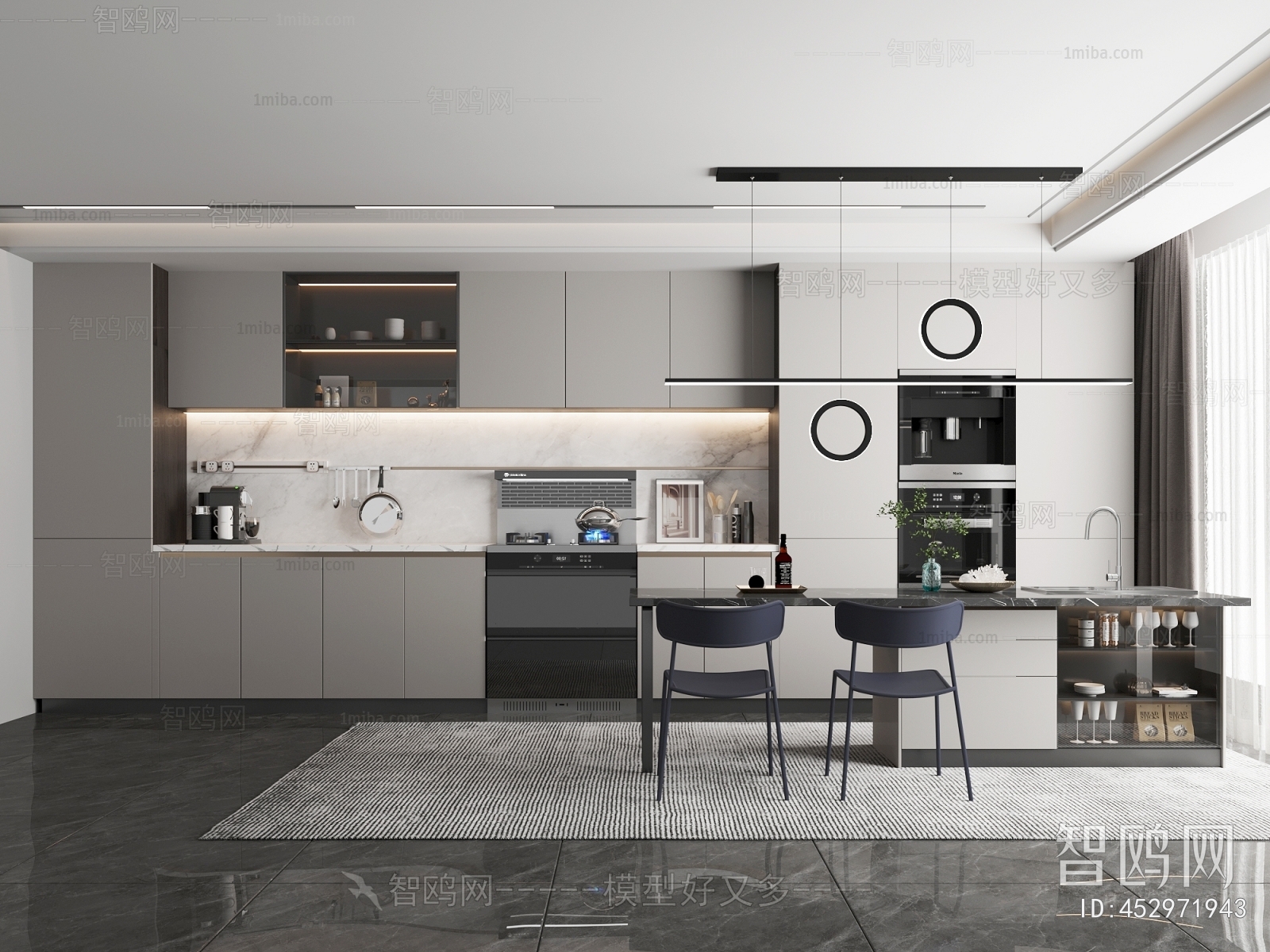 Modern Open Kitchen