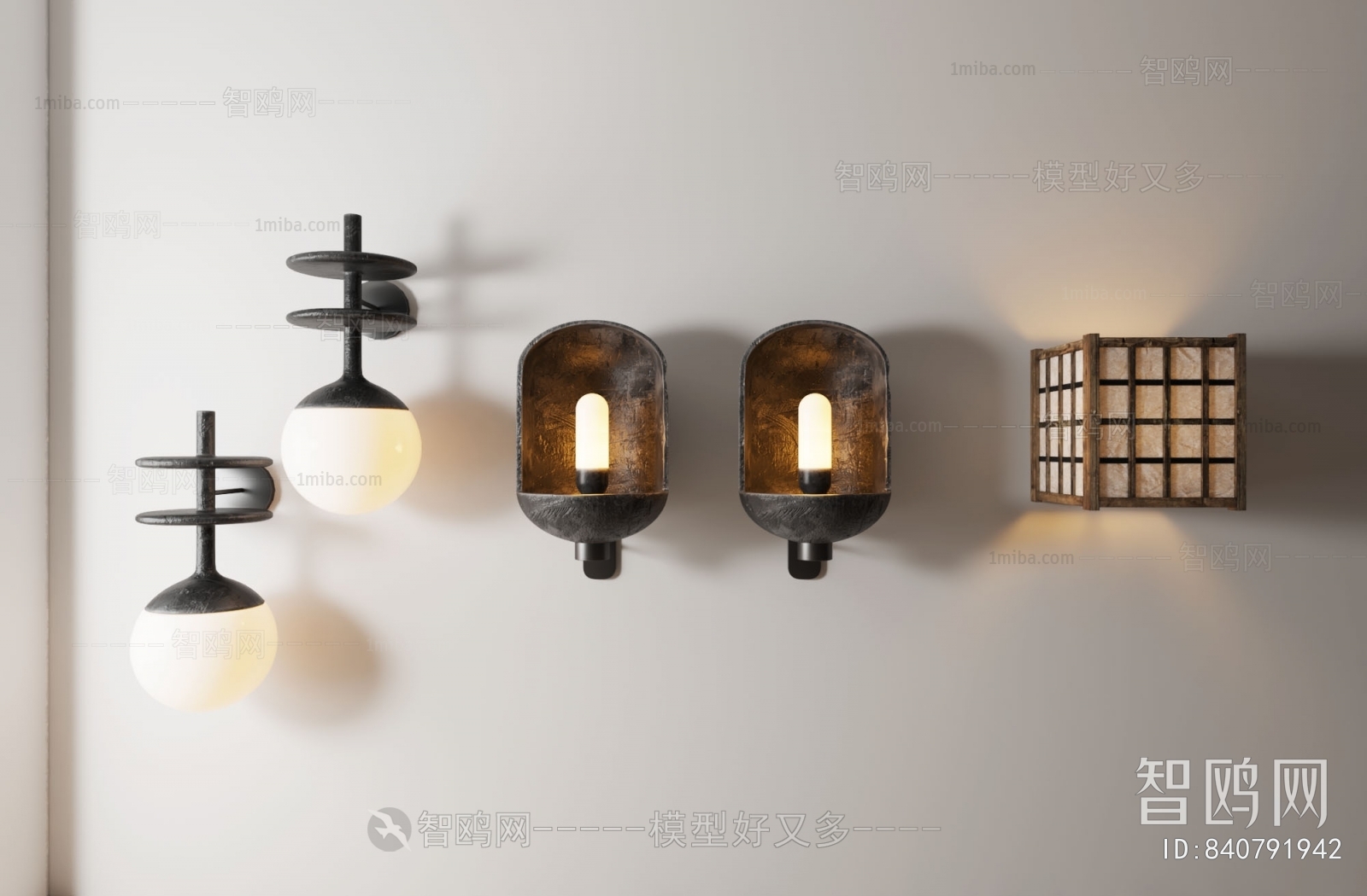 Wabi-sabi Style Wall Lamp