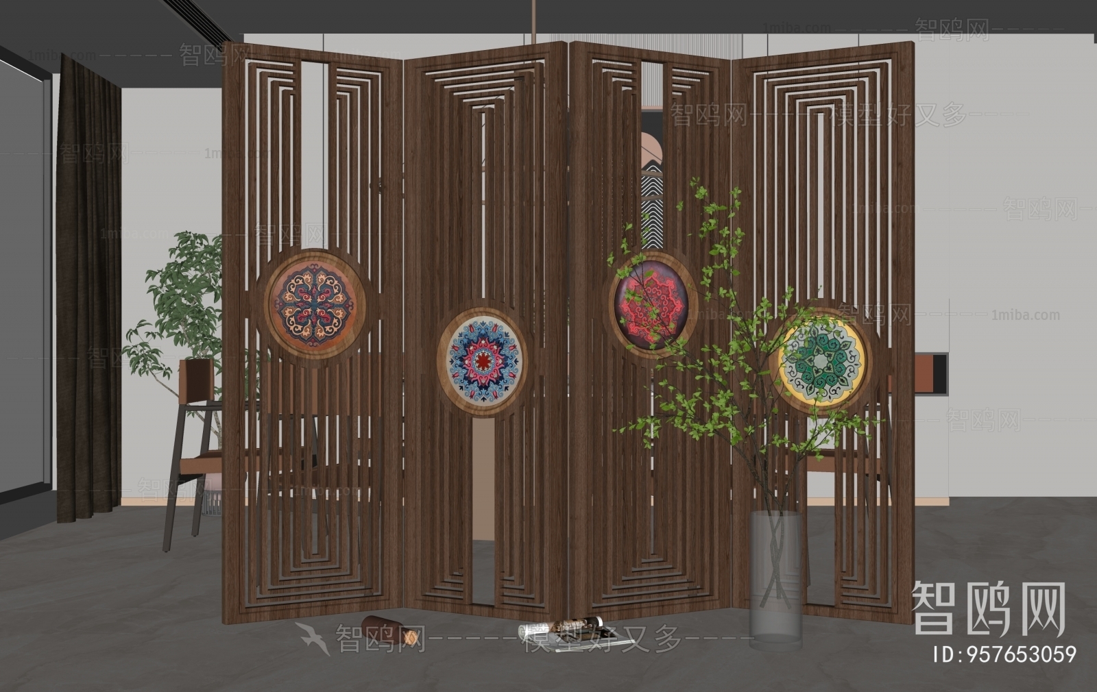 New Chinese Style Partition