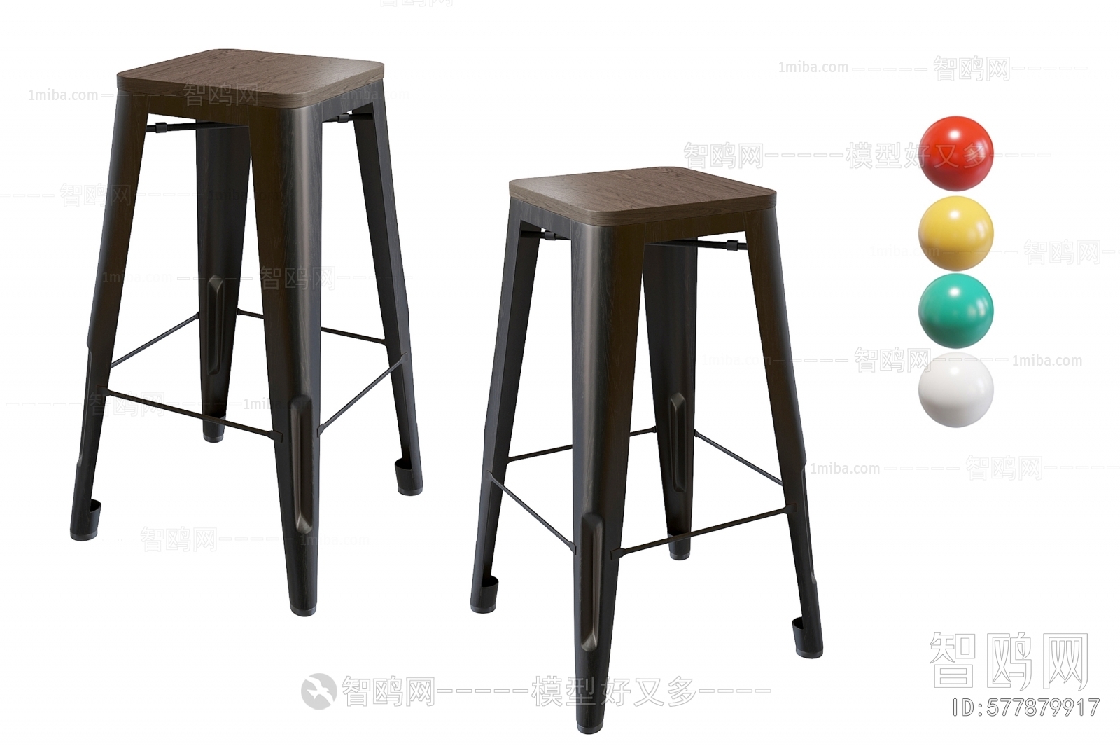 Nordic Style Bar Stool