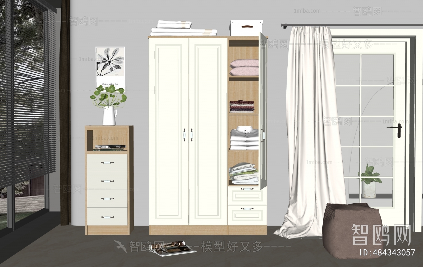 Simple European Style The Wardrobe