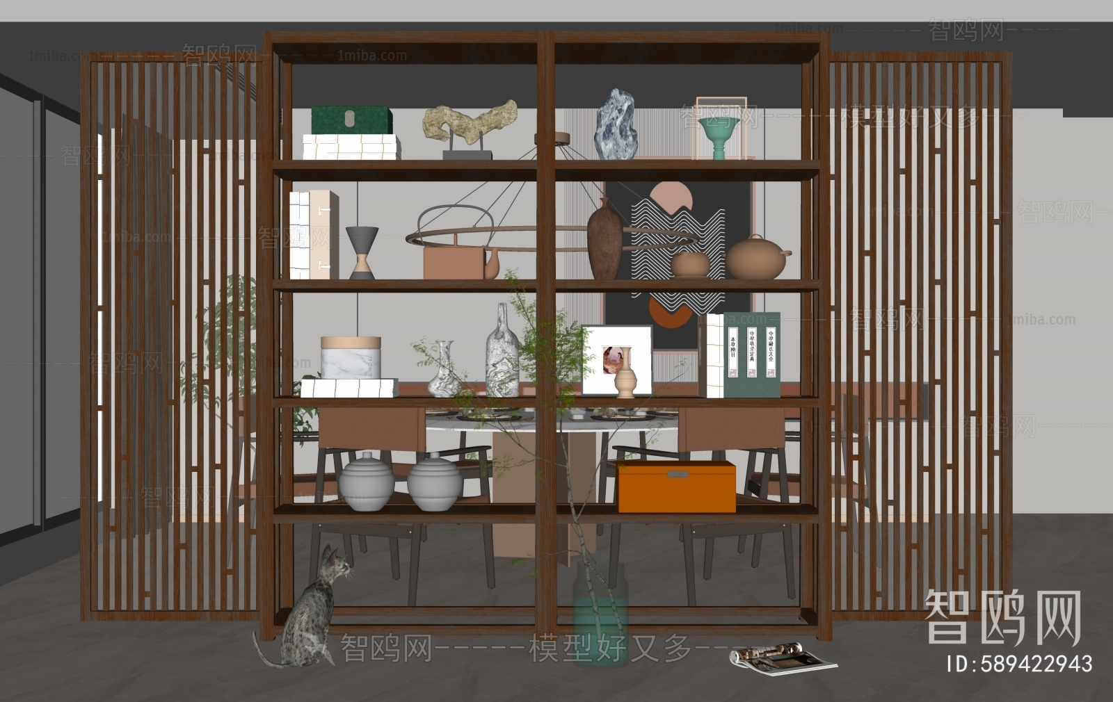 New Chinese Style Shelving