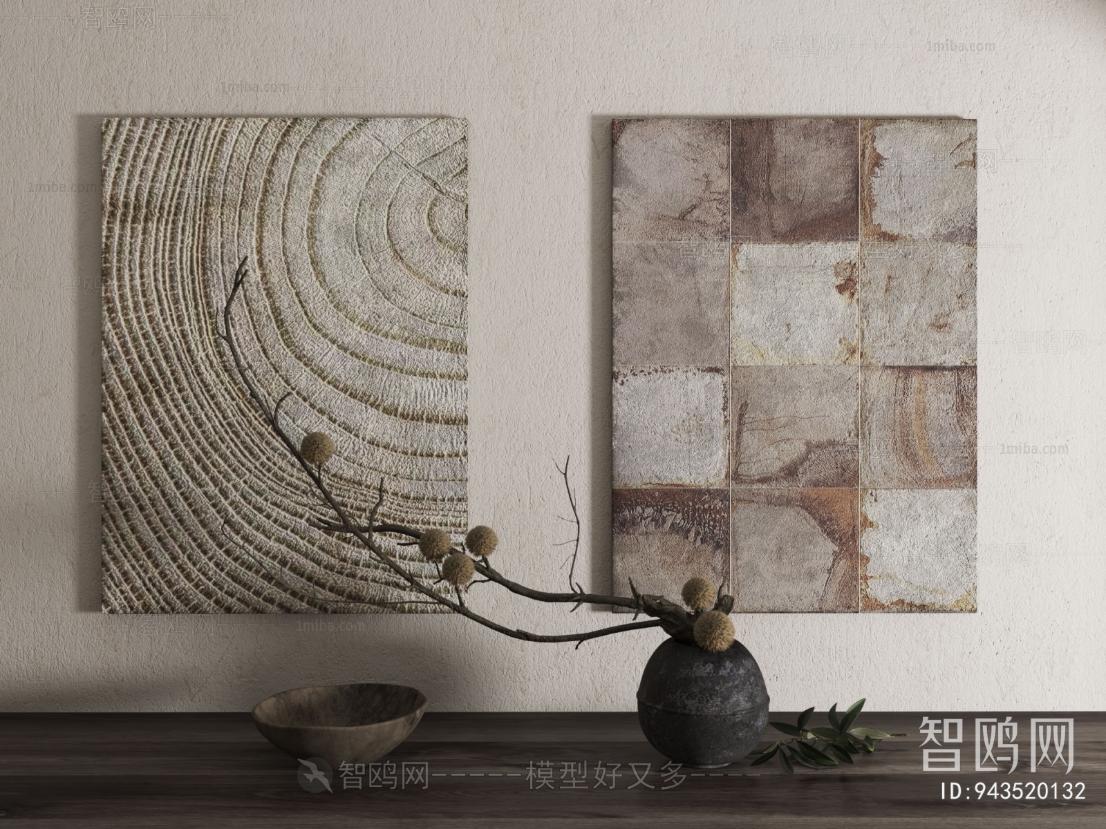 Wabi-sabi Style Painting