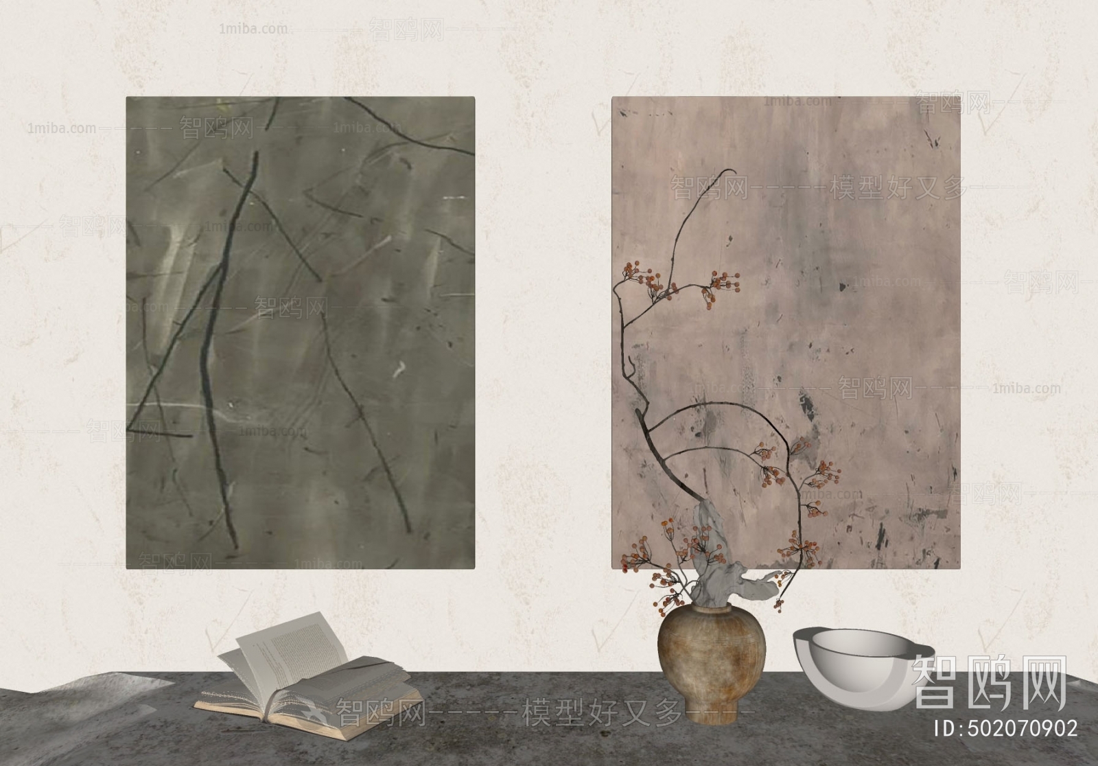 Wabi-sabi Style Painting