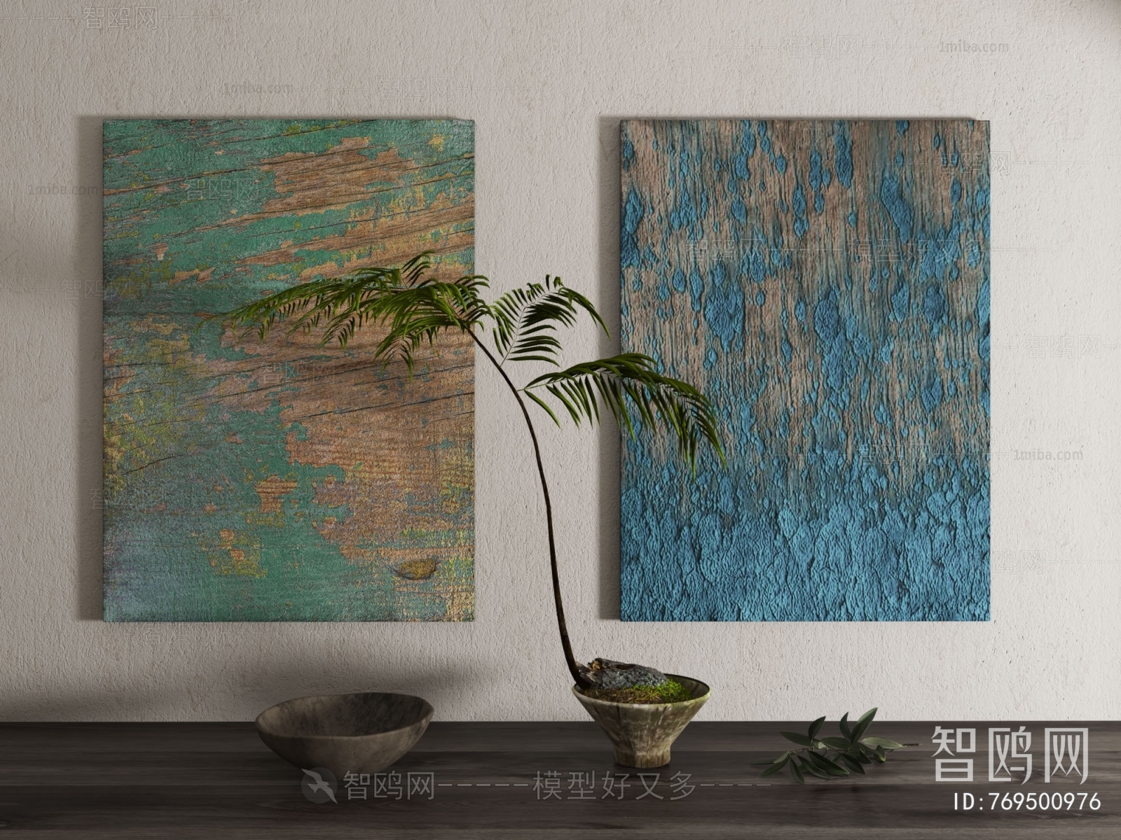 Wabi-sabi Style Painting