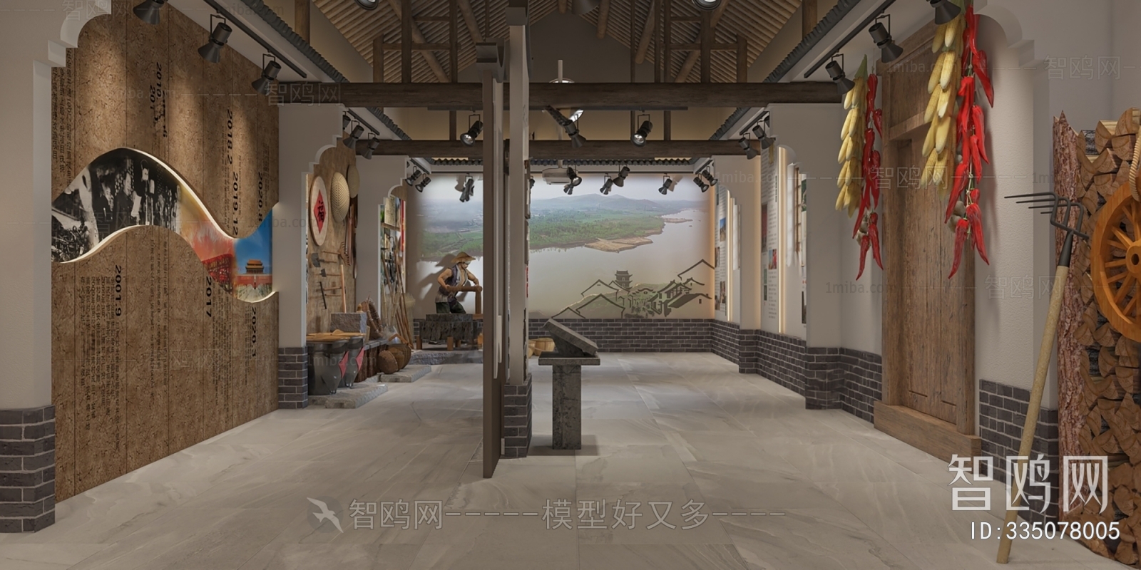 New Chinese Style Exhibition Hall