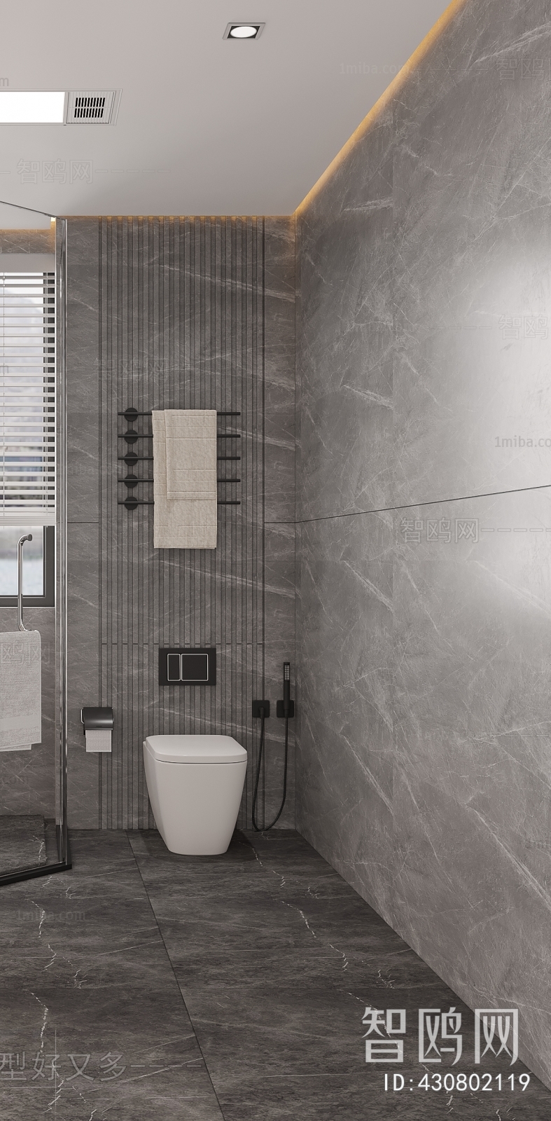 现代新中式卫生间浴室