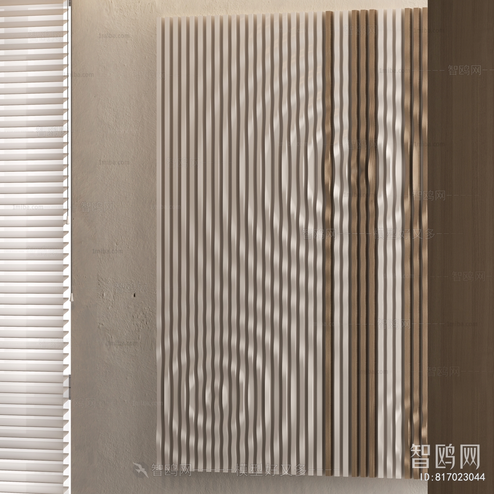 Modern Wabi-sabi Style Venetian Blinds