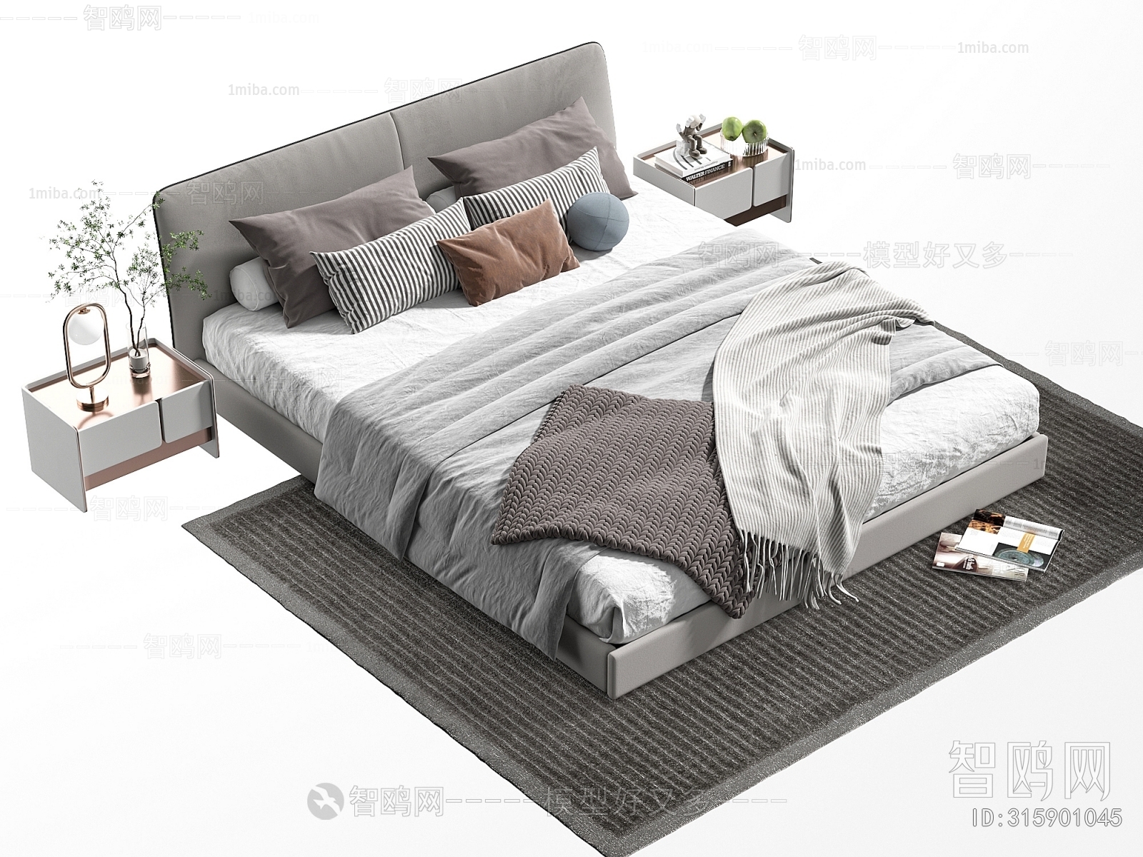 Modern Double Bed