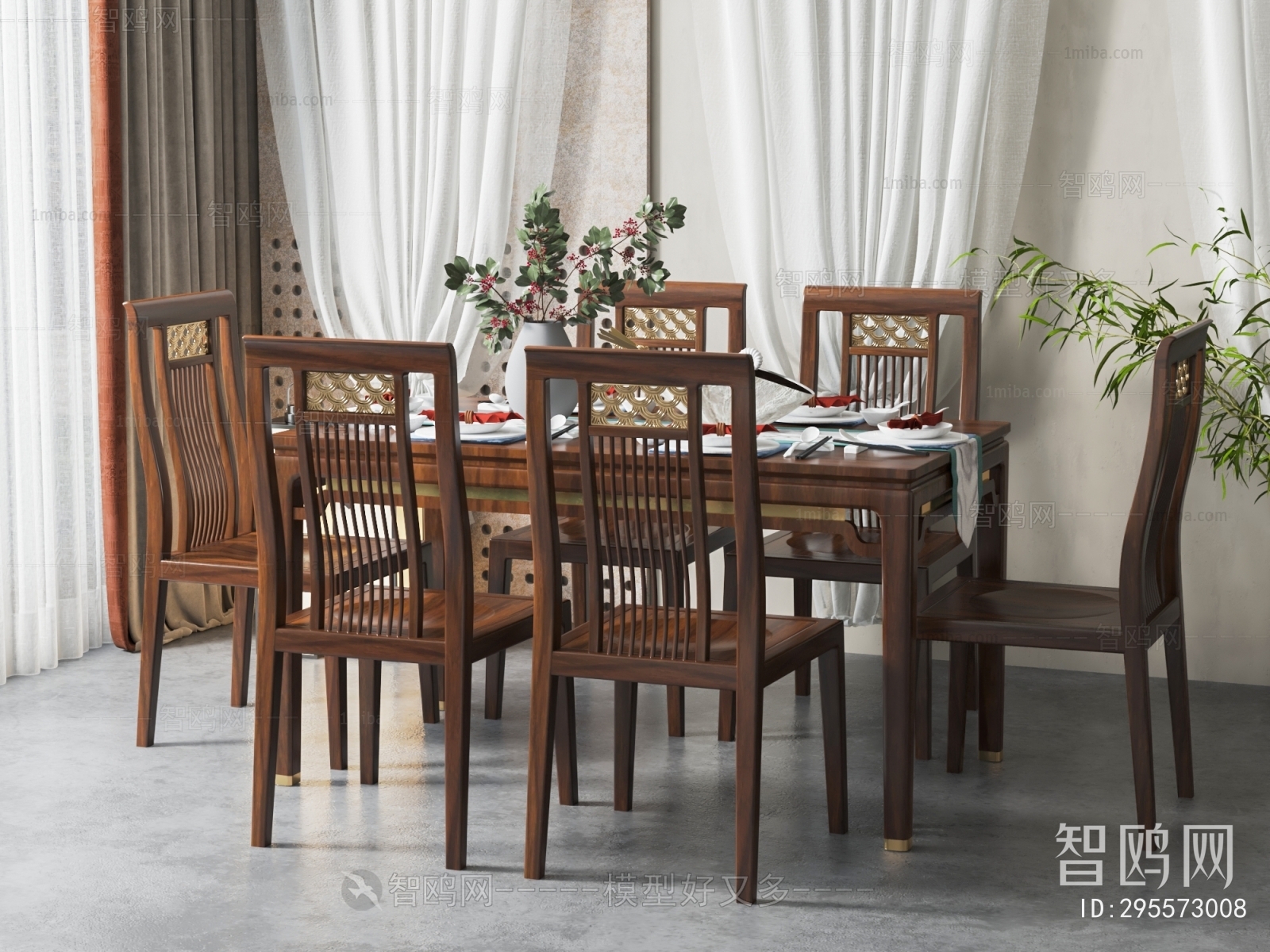 New Chinese Style Dining Table And Chairs