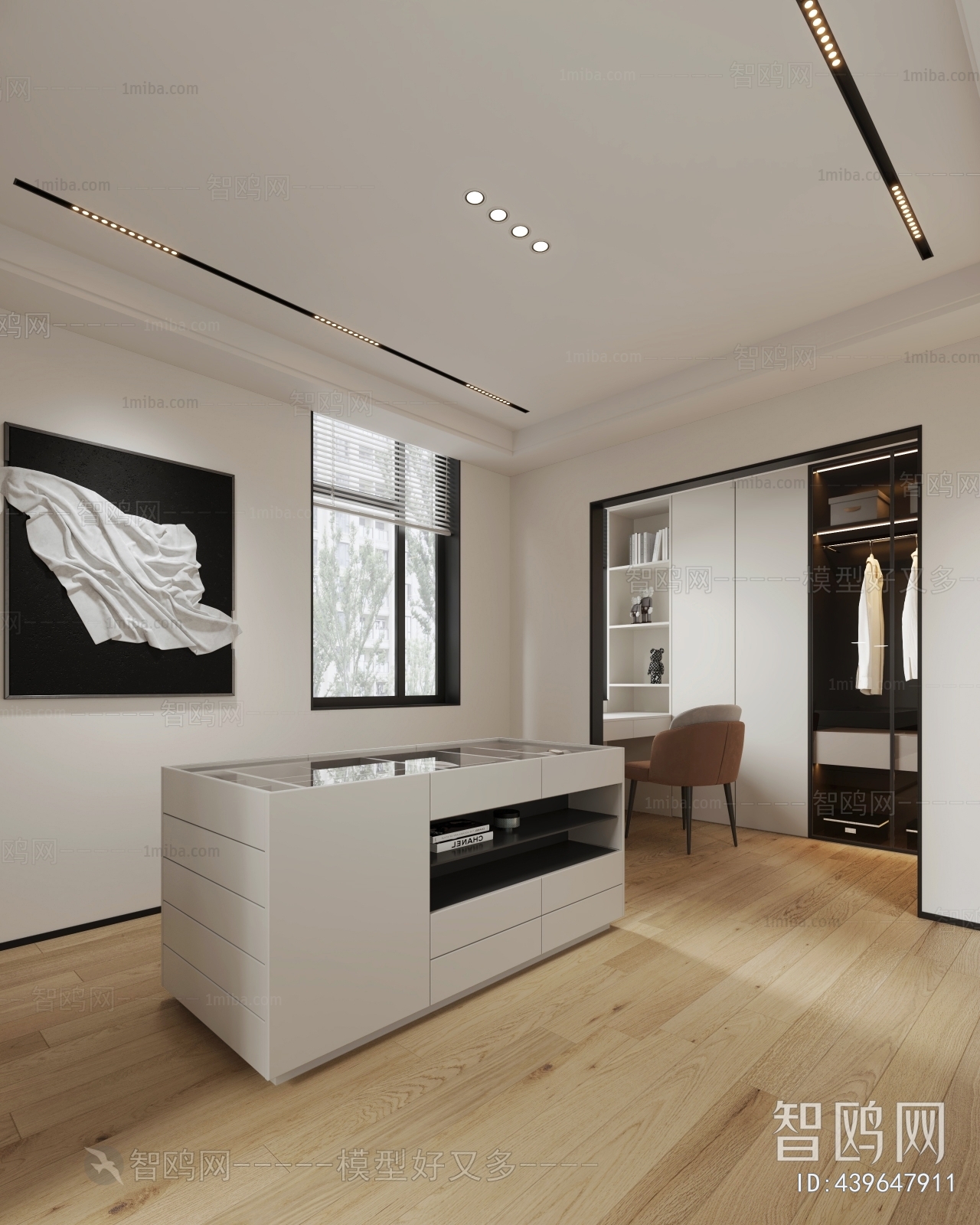 Modern Clothes Storage Area