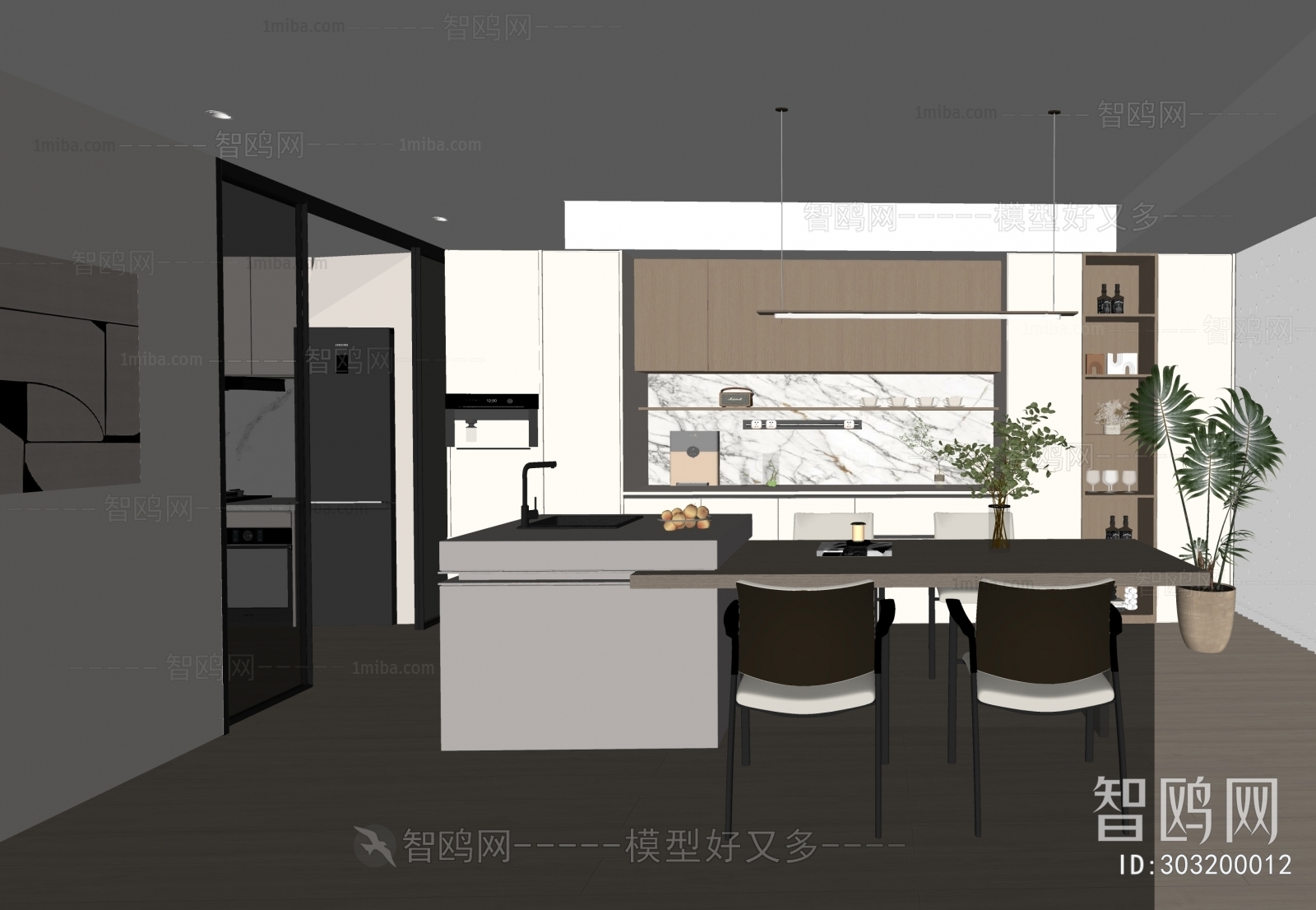 Modern Open Kitchen