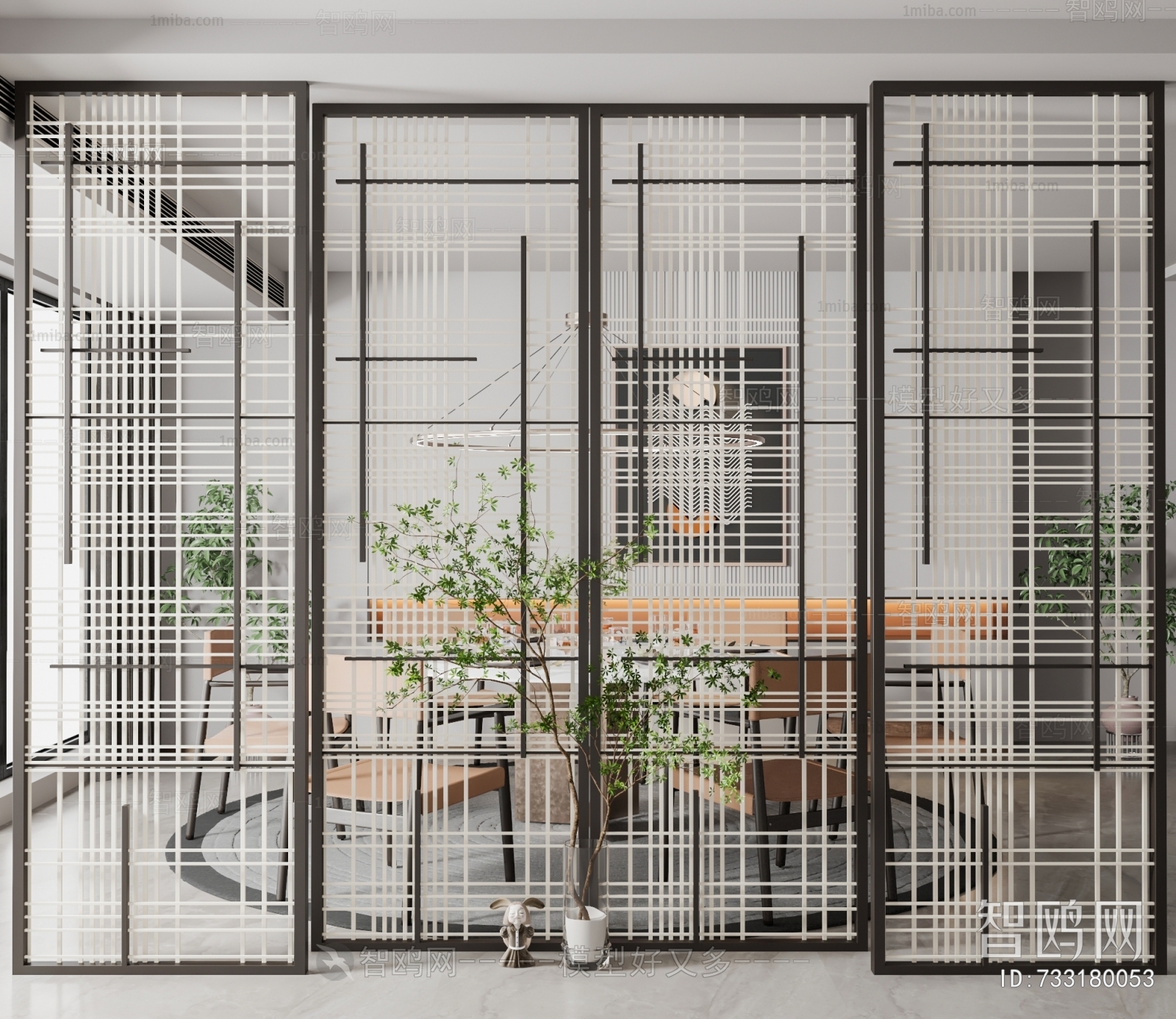 Modern New Chinese Style Partition