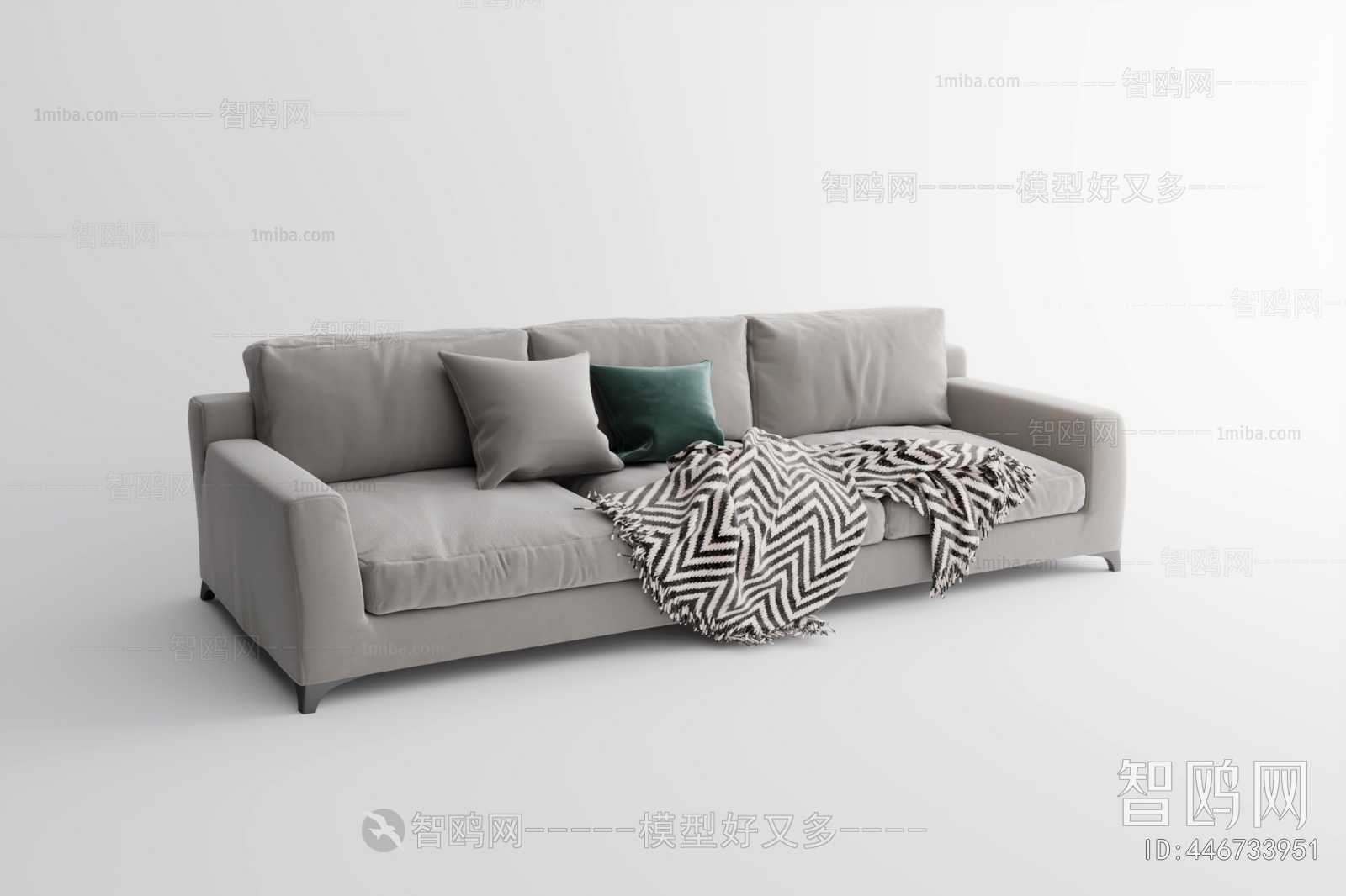 Modern Three-seat Sofa