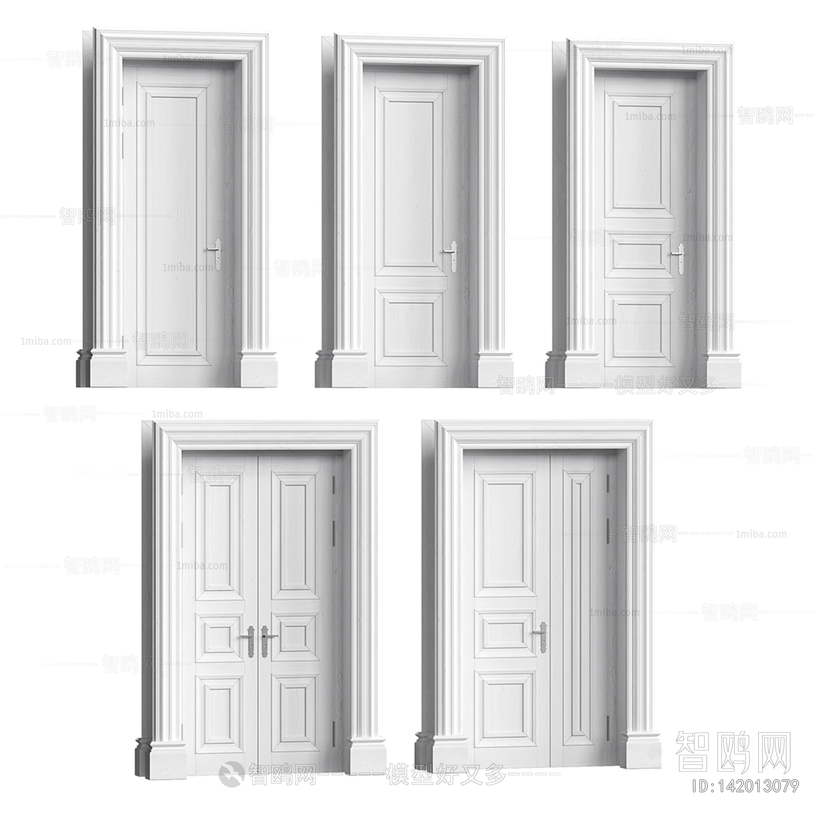 Simple European Style Door