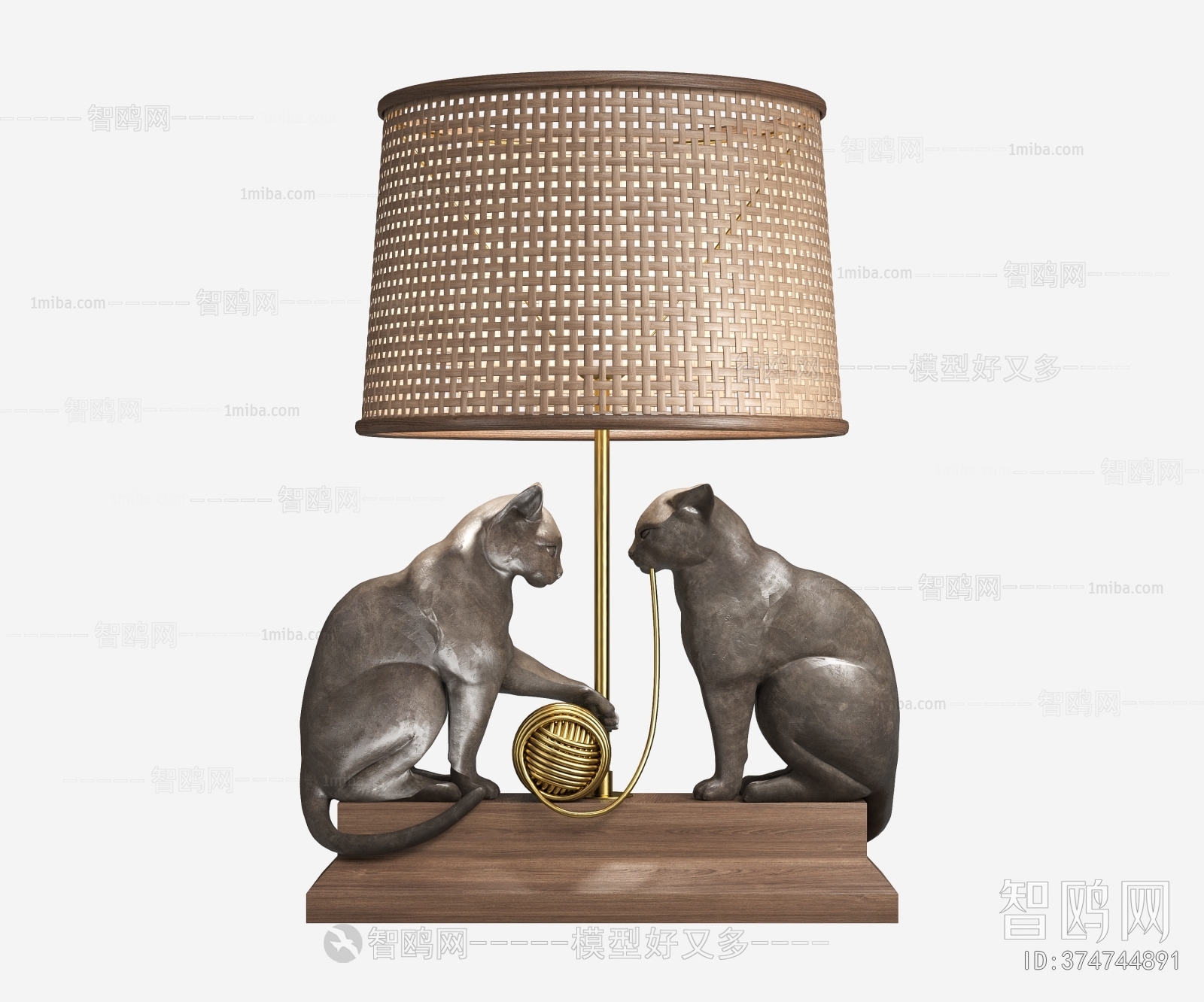 Wabi-sabi Style Table Lamp