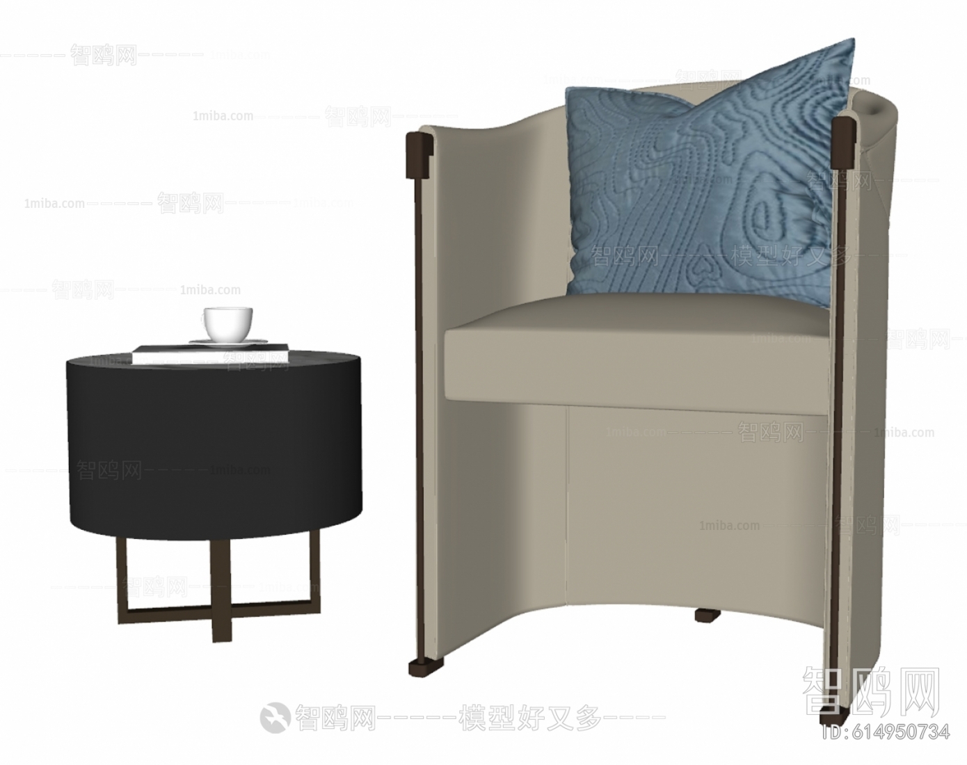 New Chinese Style Lounge Chair