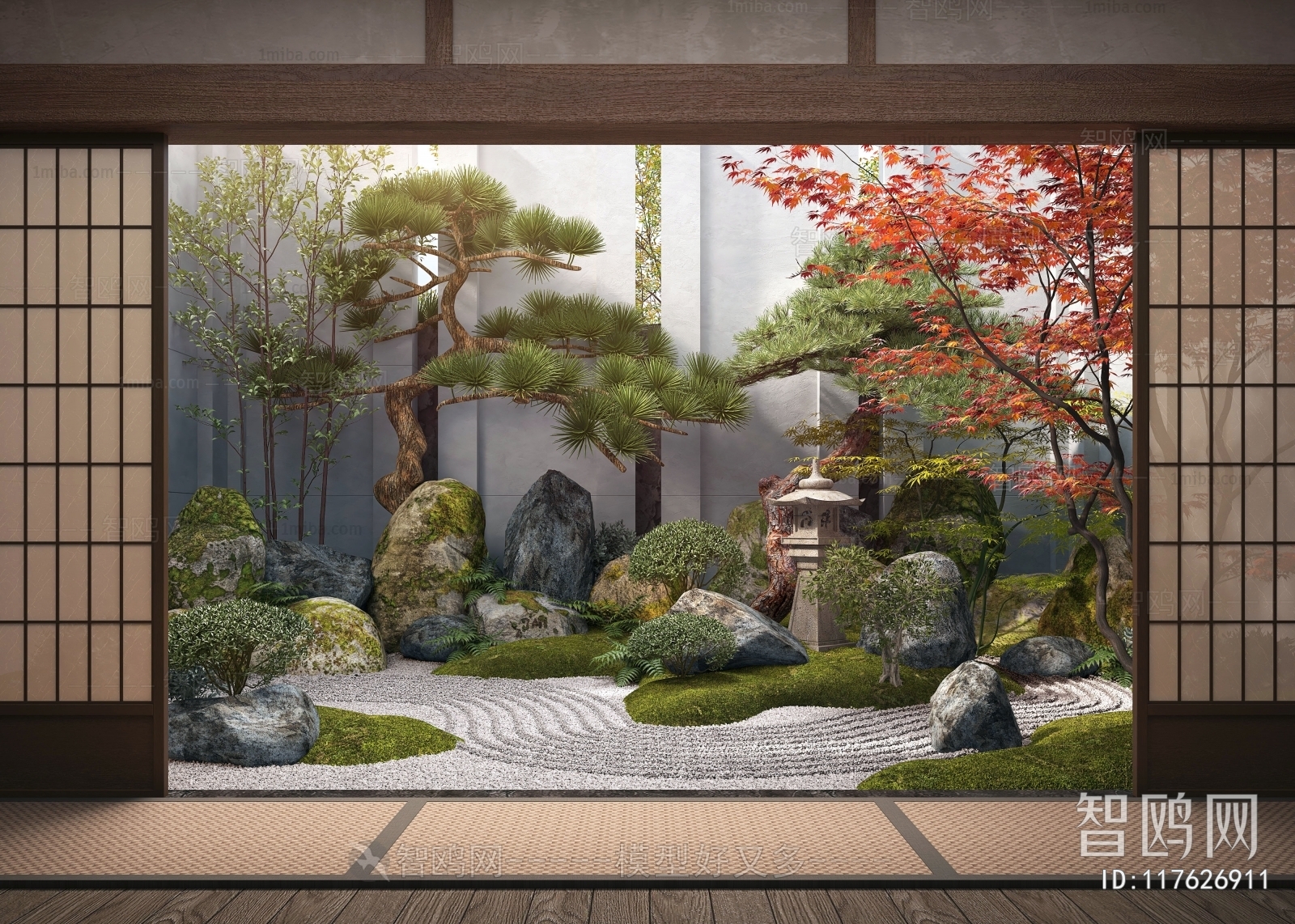 New Chinese Style Courtyard/landscape