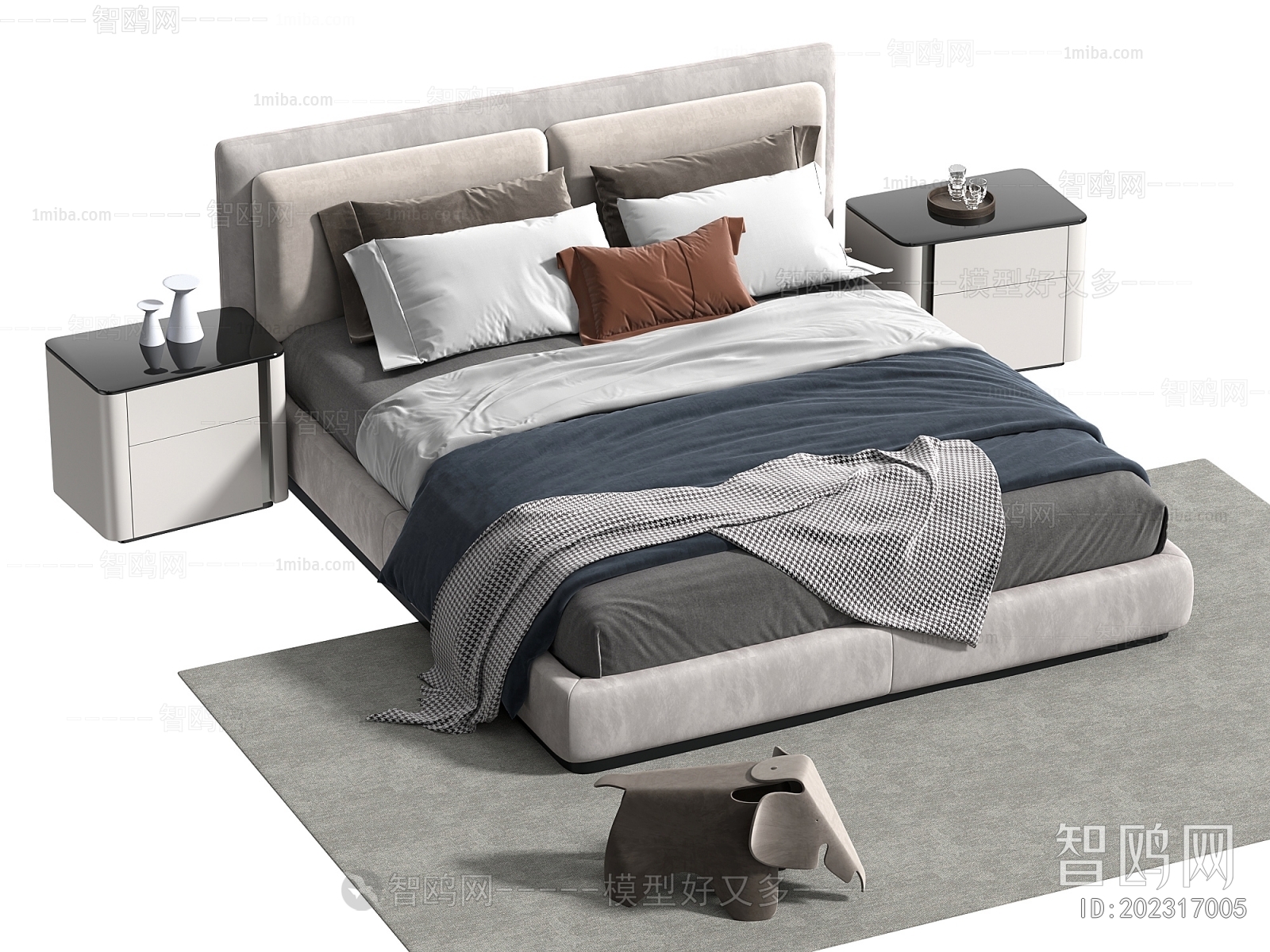 Modern Double Bed