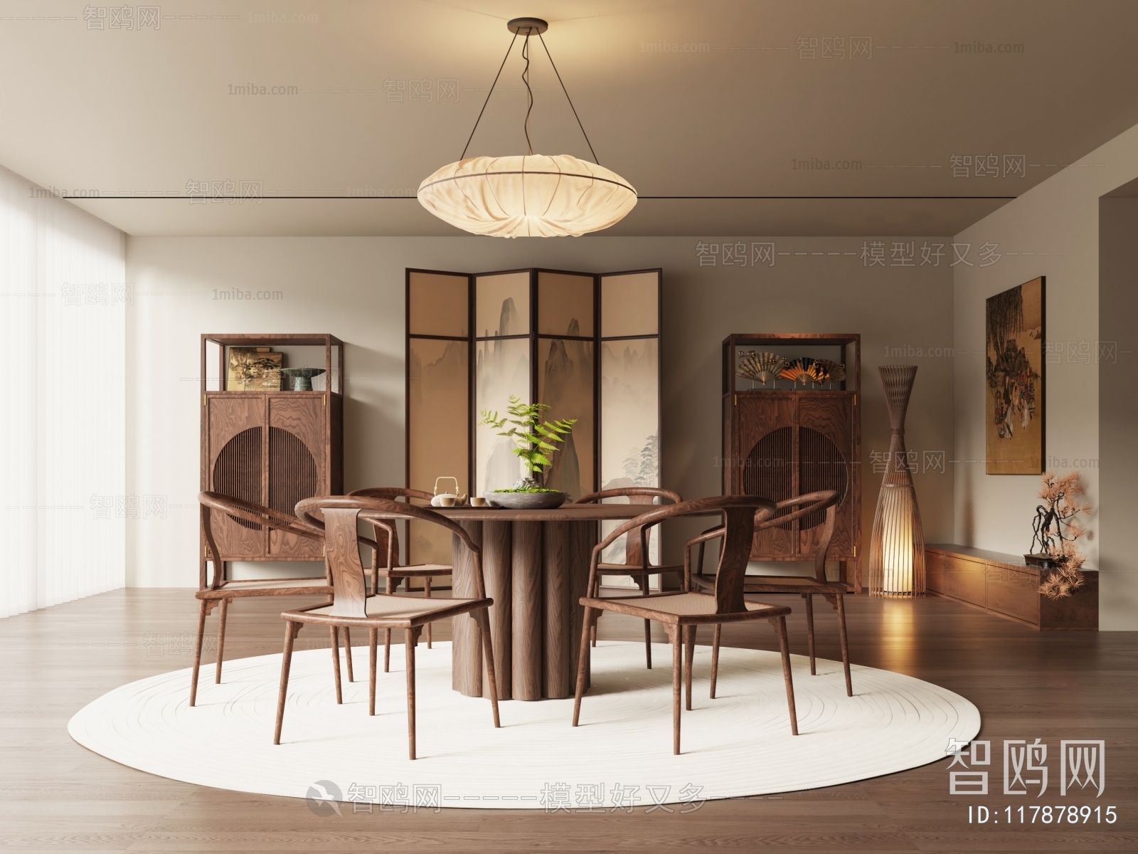 New Chinese Style Dining Room