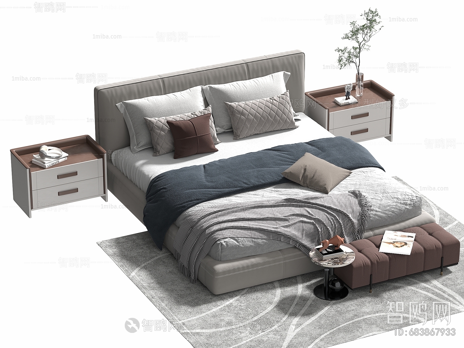 Modern Double Bed