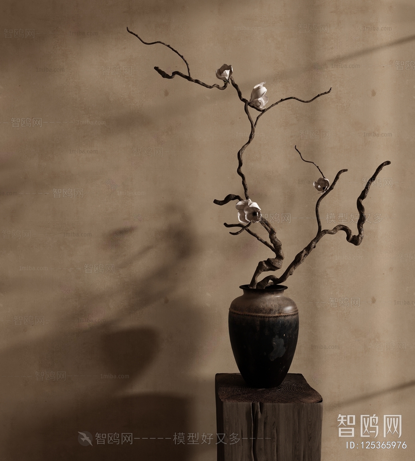 Wabi-sabi Style Dried Branch