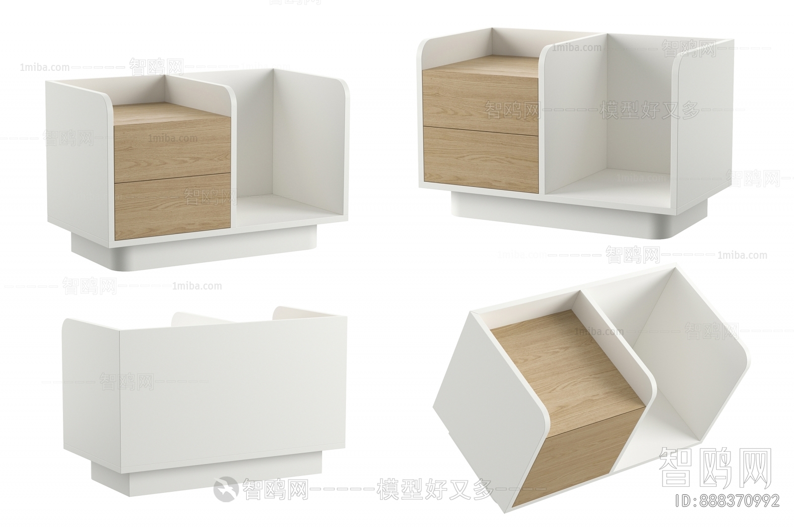 Nordic Style Bedside Cupboard
