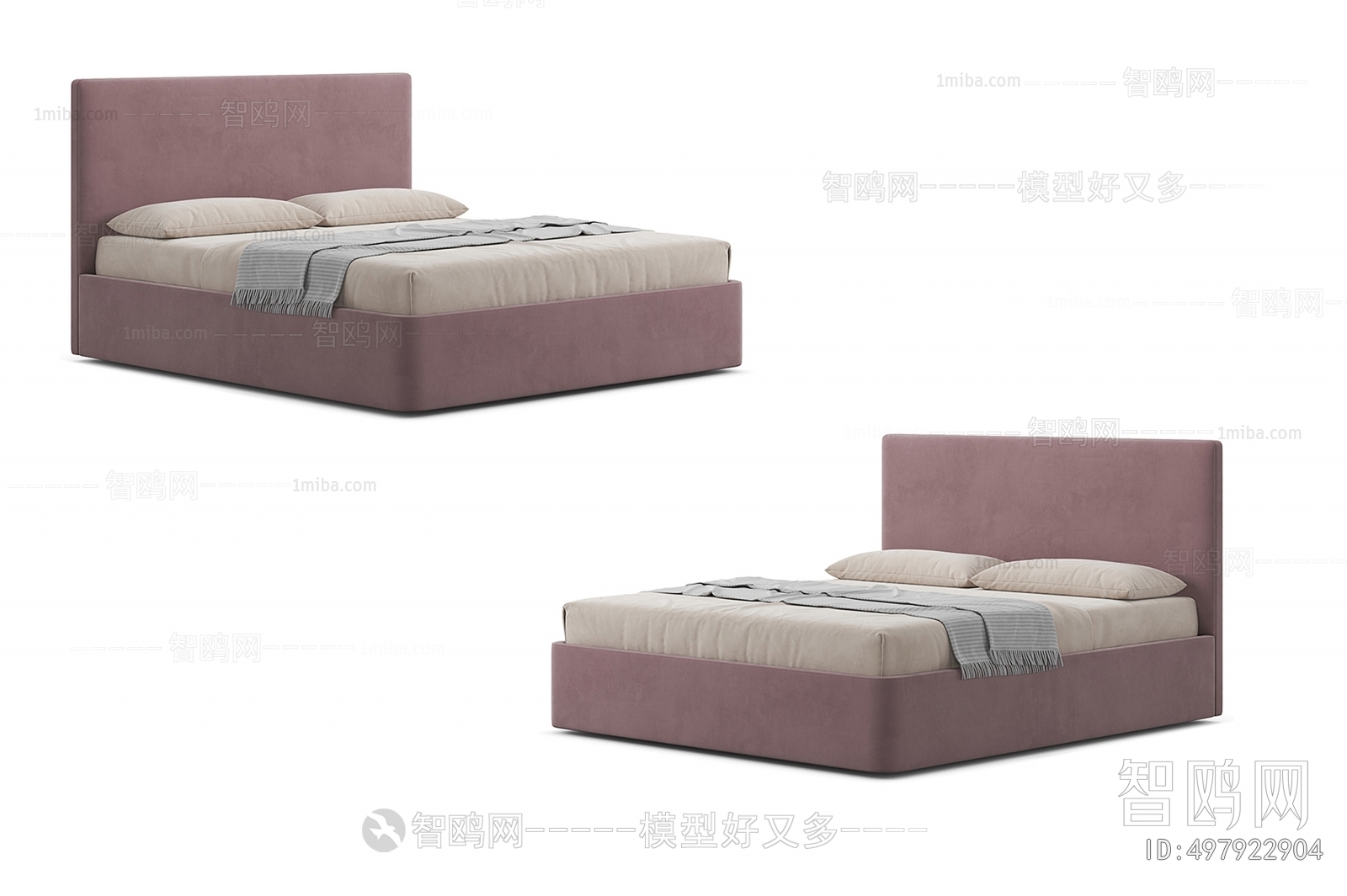 Nordic Style Double Bed