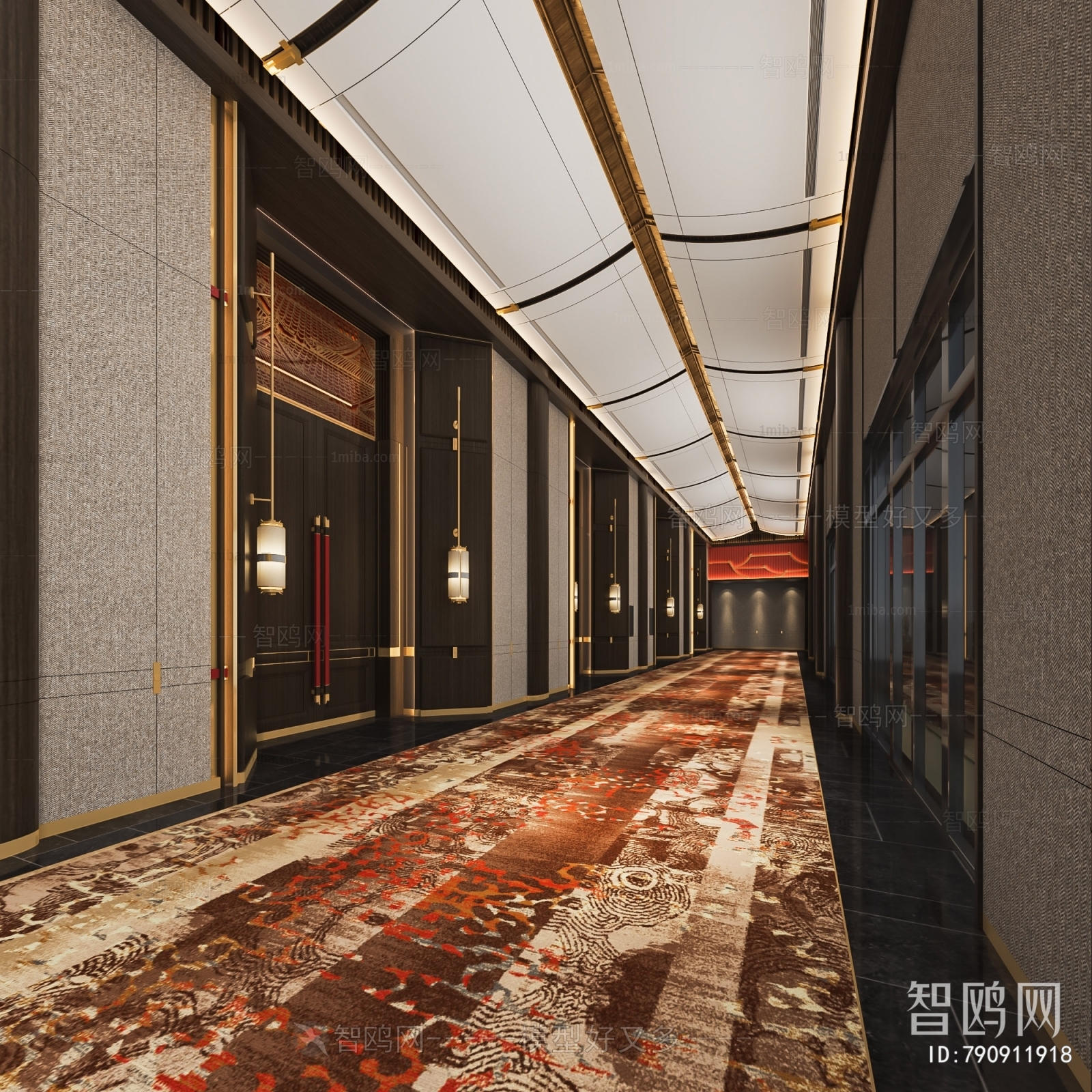 New Chinese Style Corridor