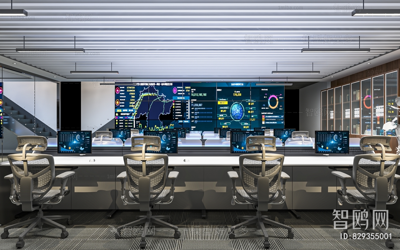 Modern Monitor Room