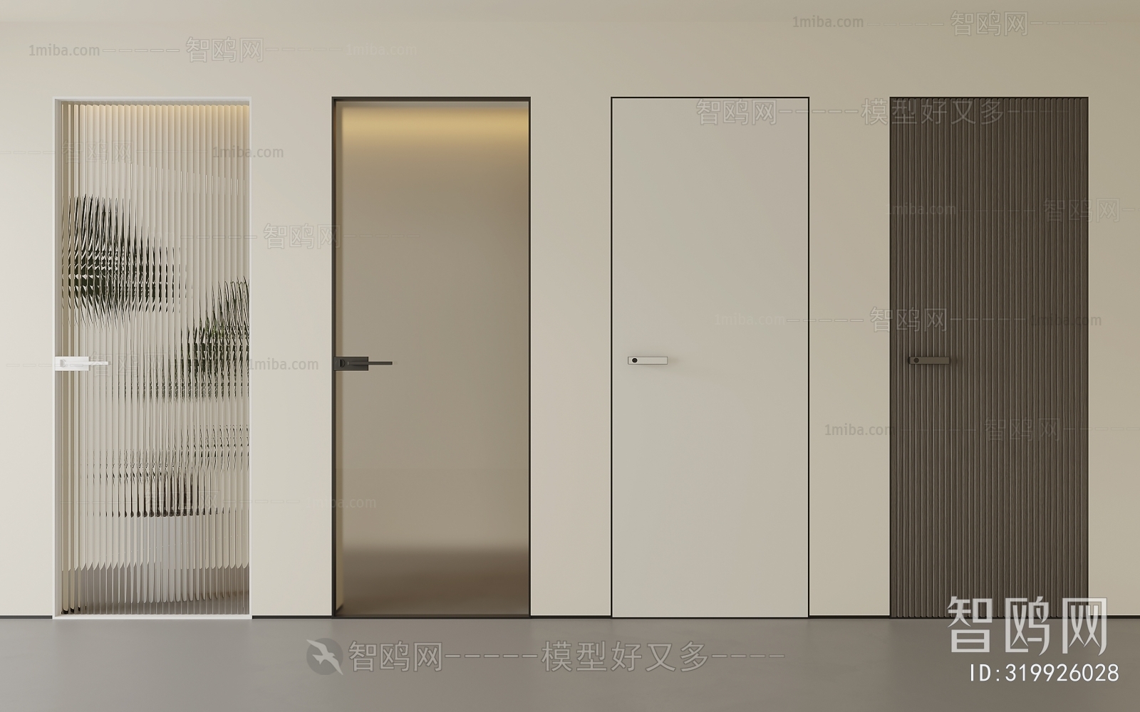 Modern Single Door