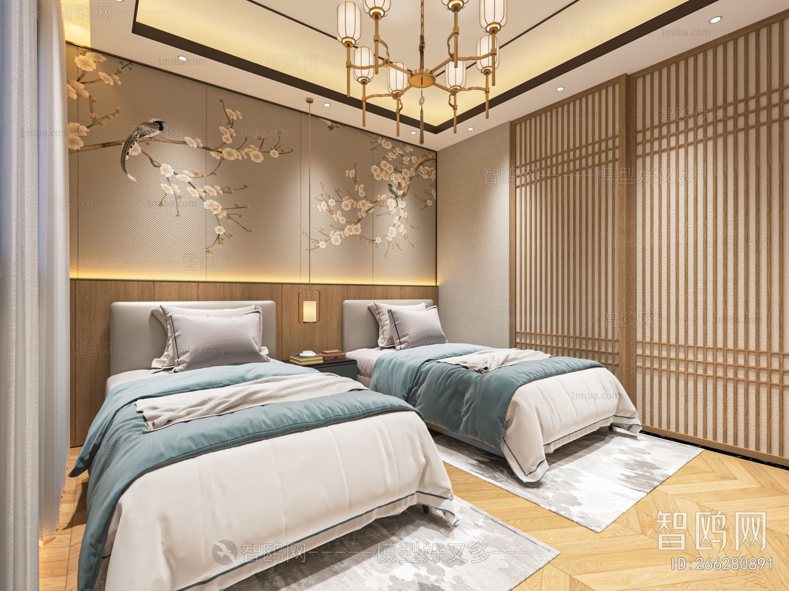 New Chinese Style Guest Room