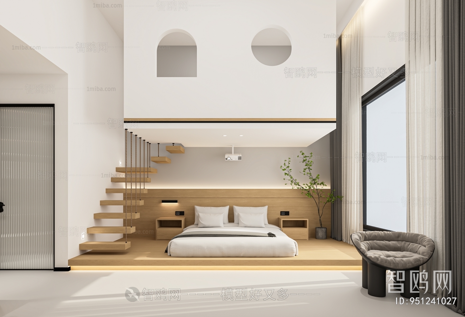 Modern Guest Room