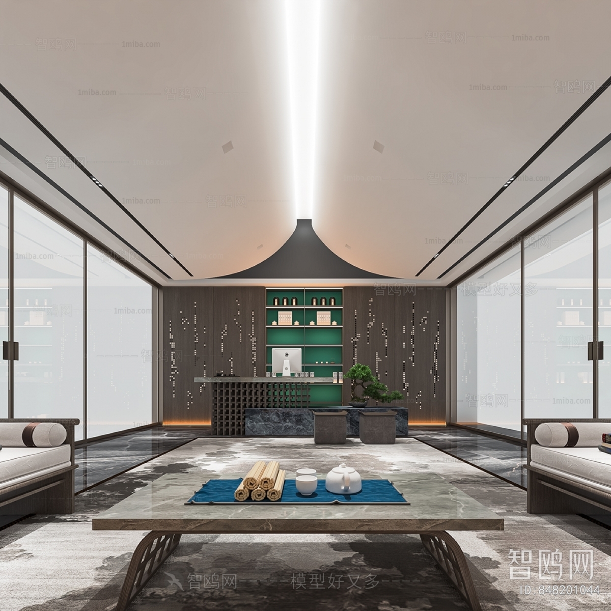 New Chinese Style Lobby Hall