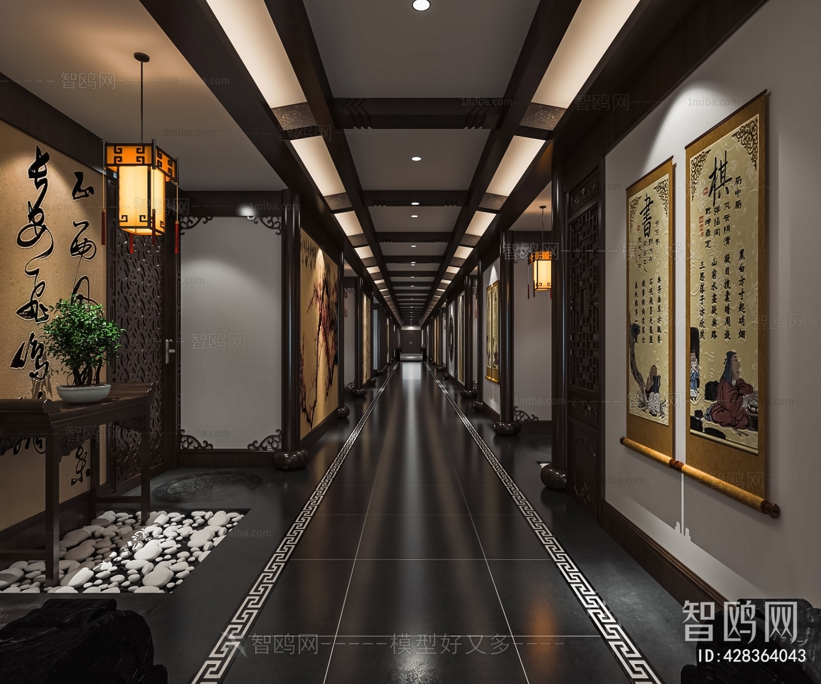 New Chinese Style Corridor