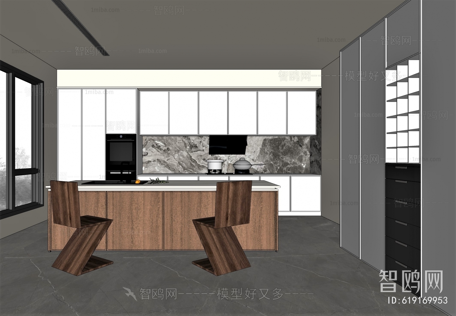 Modern The Kitchen