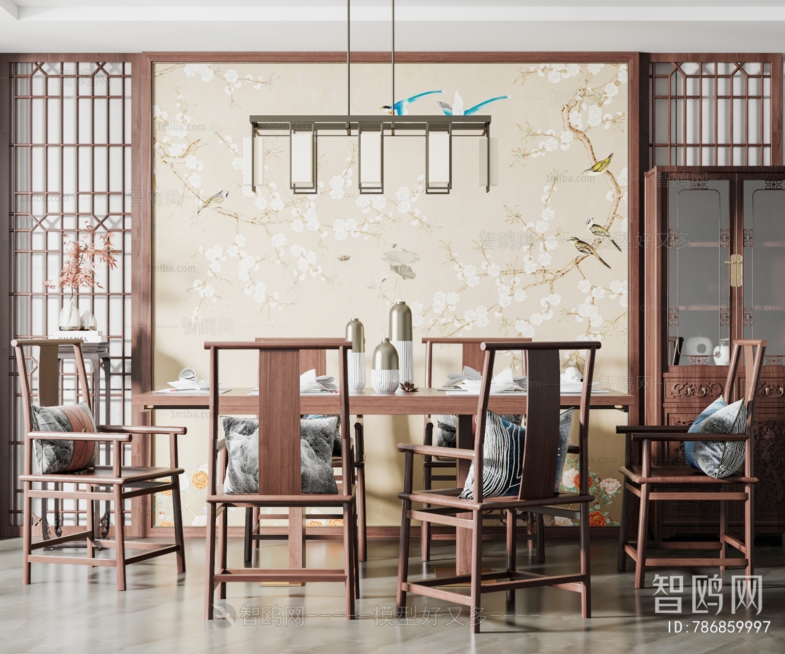 New Chinese Style Dining Room