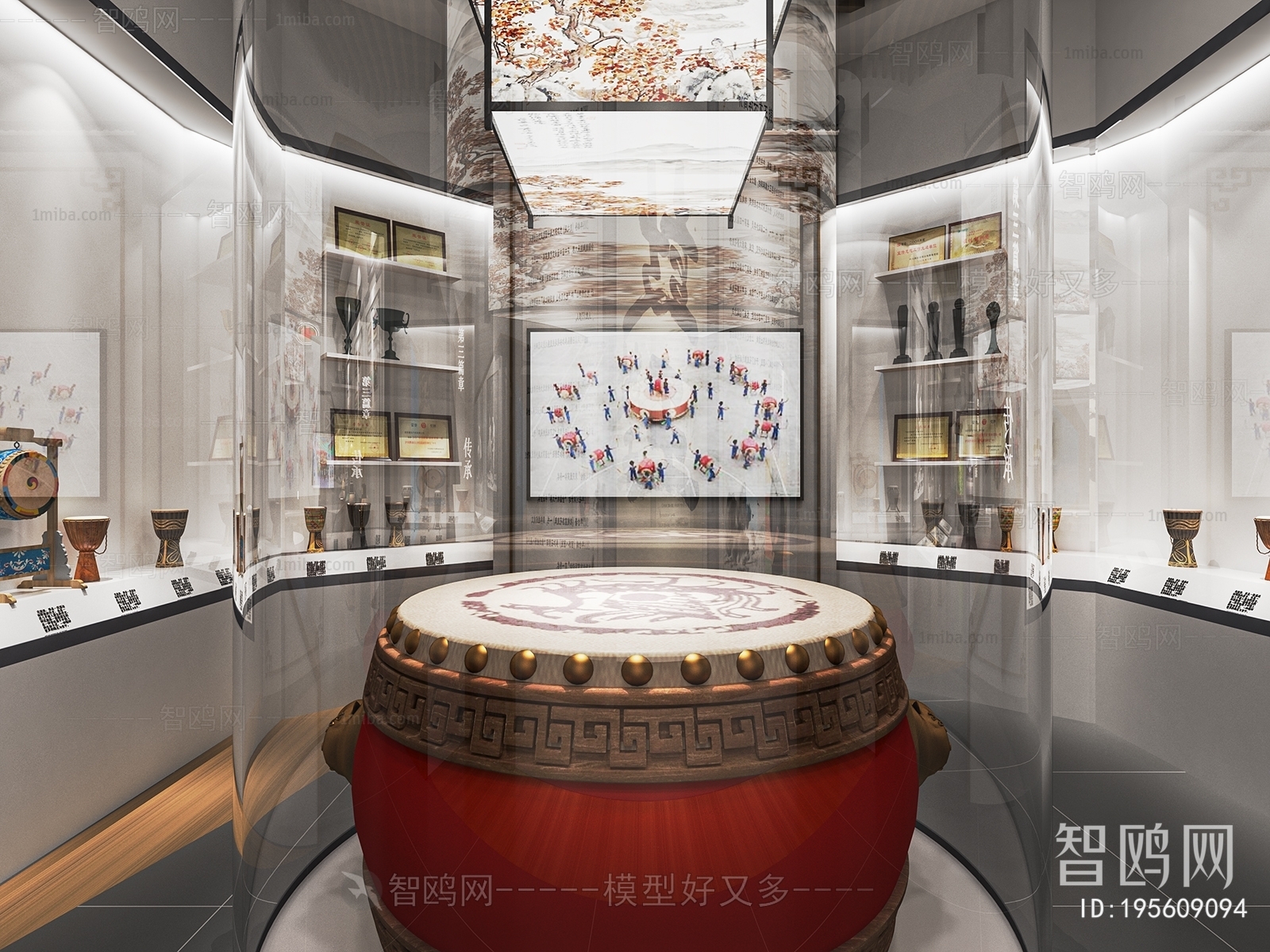 New Chinese Style Exhibition Hall