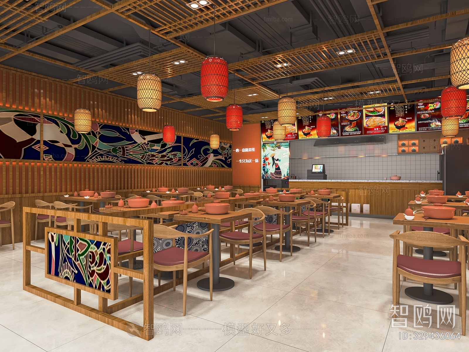 新中式快餐店 小吃店