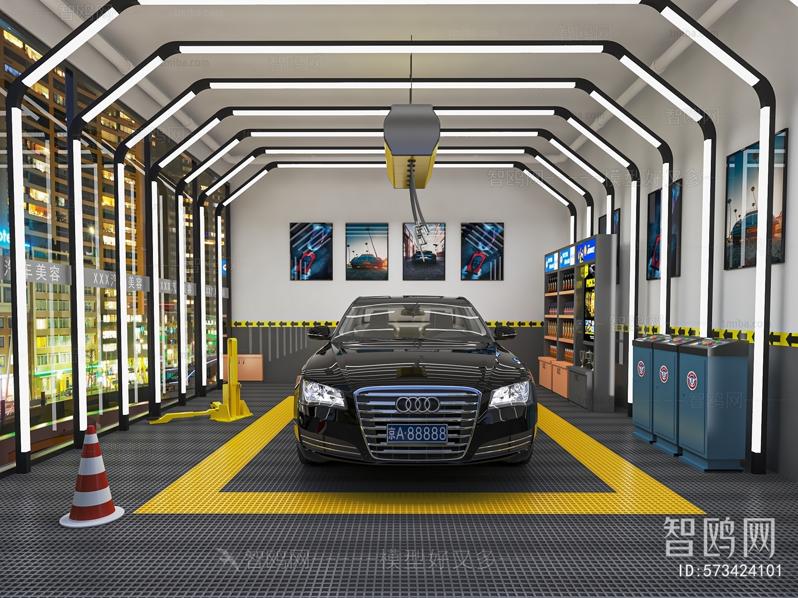 Modern Automobile Repair Shop