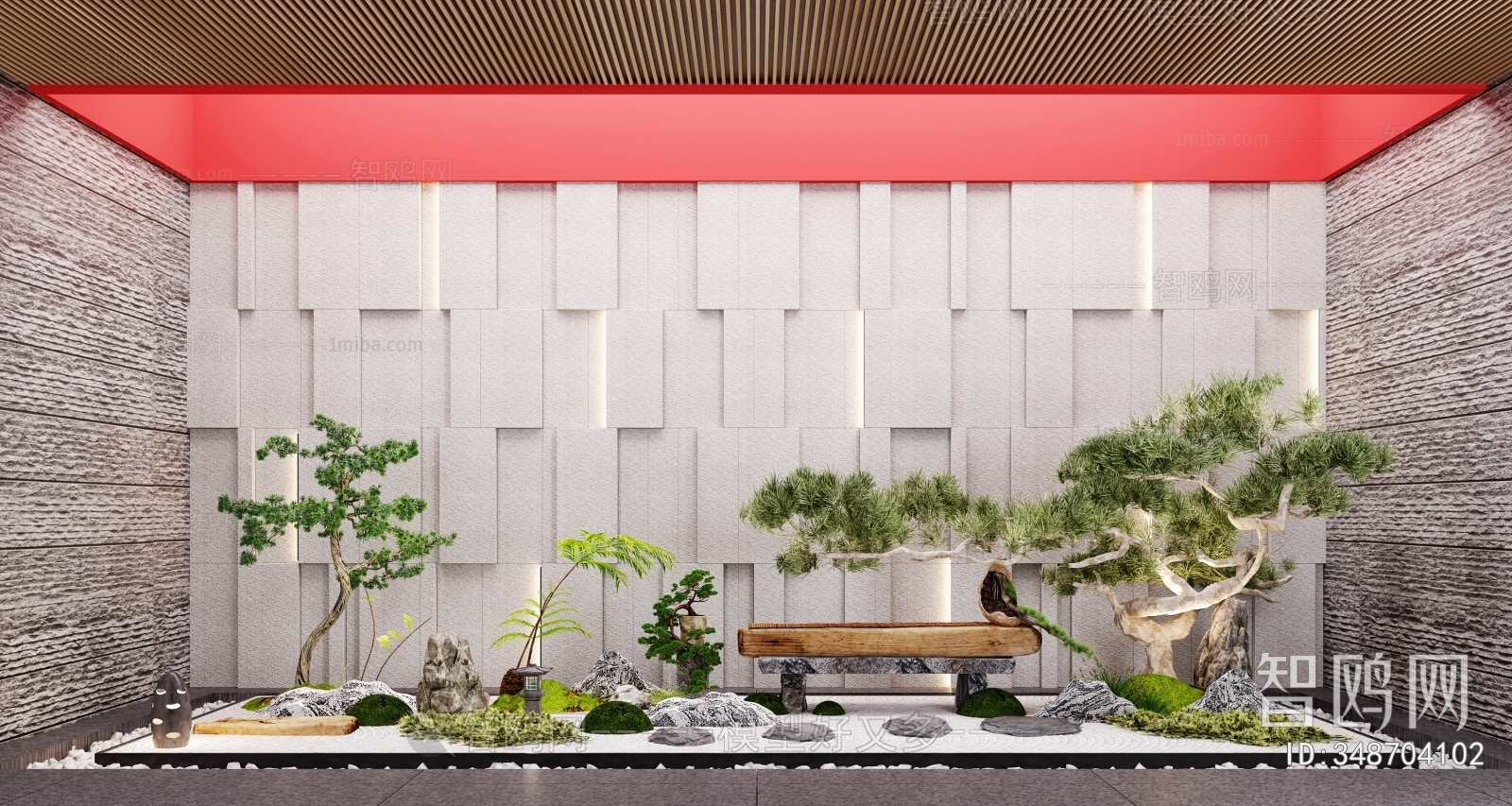 New Chinese Style Plant Landscaping